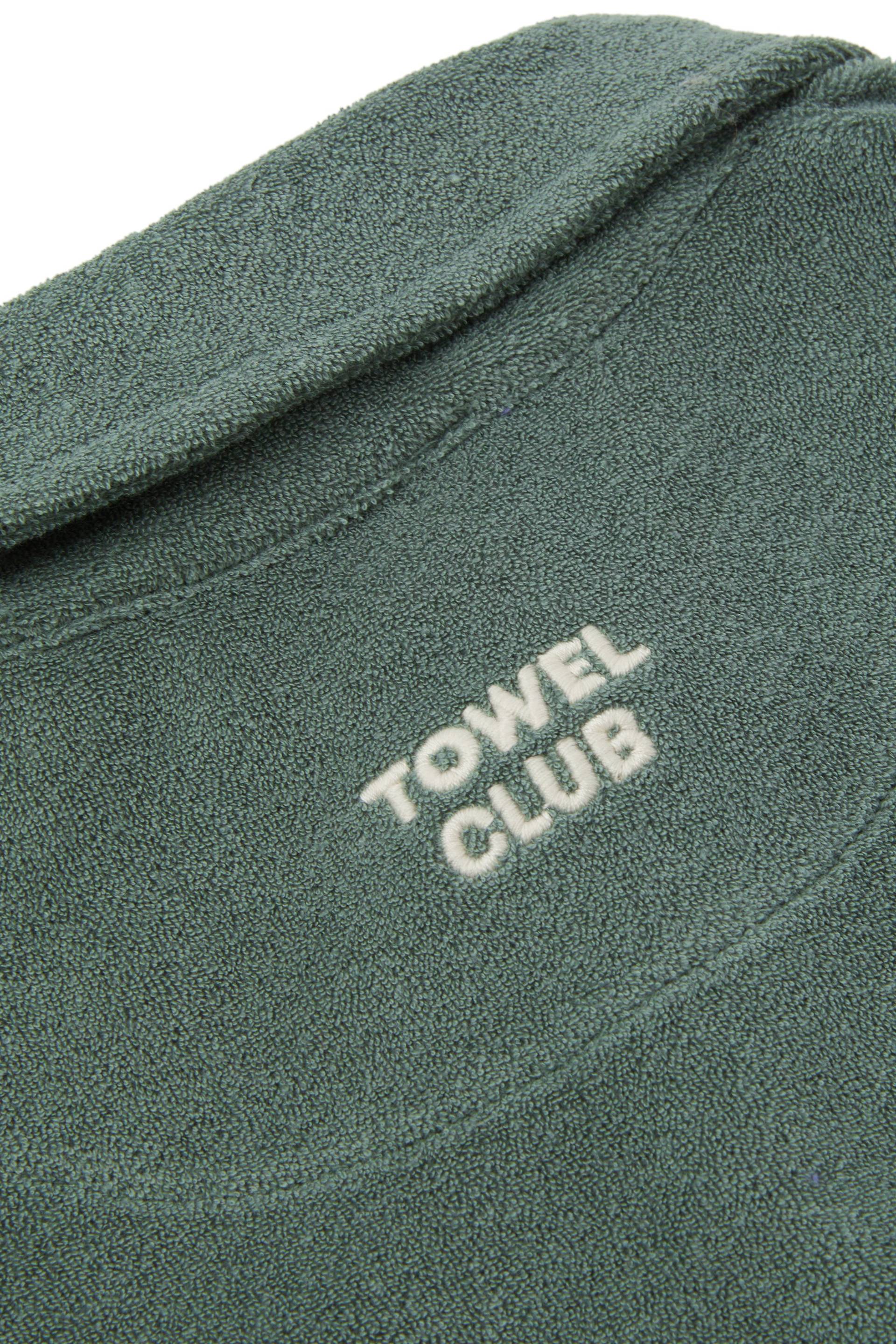 Towel Club Towel Club Longsleeve Polo Shirt Dusty Green - 4