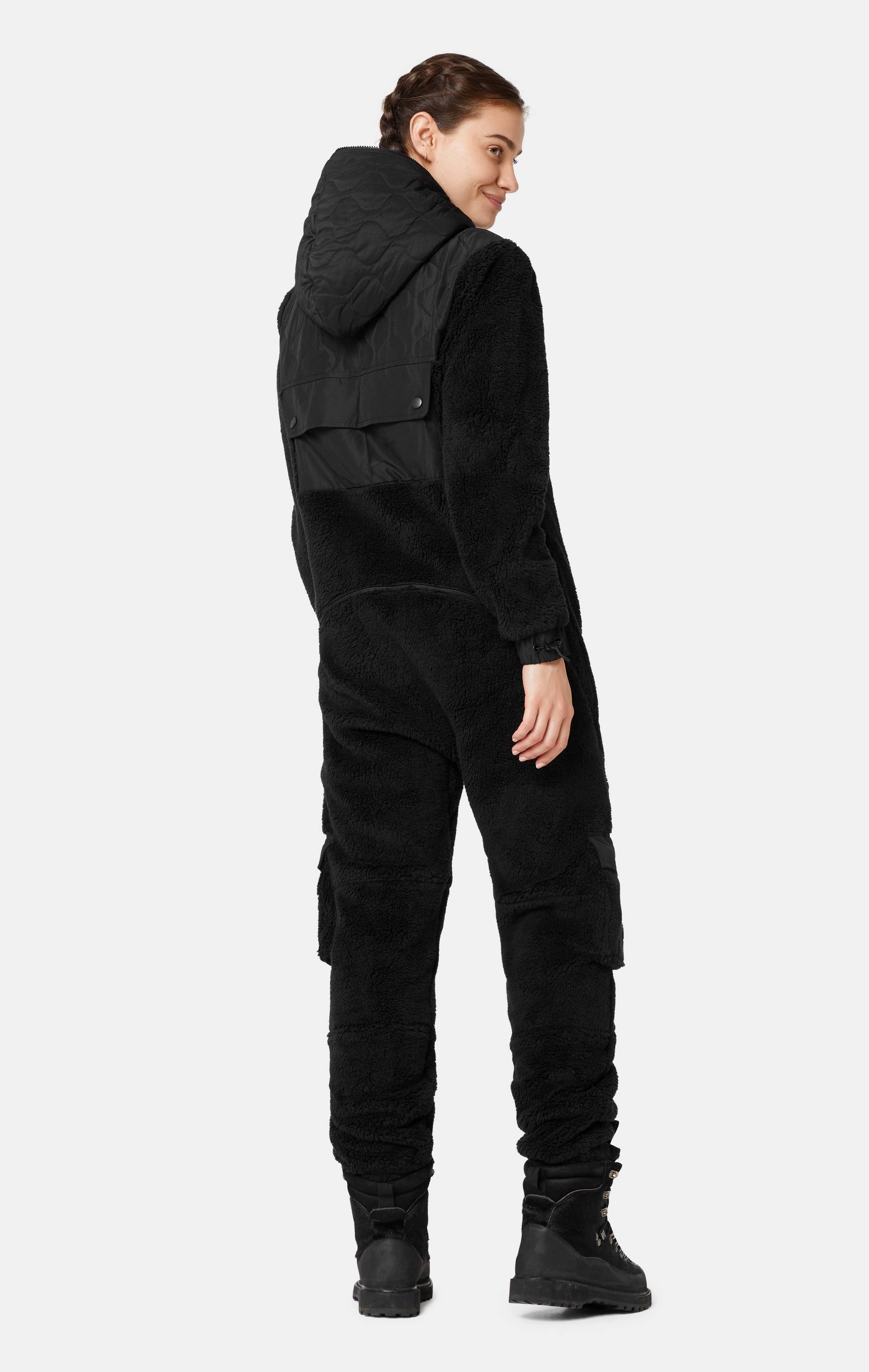 Onepiece Puppy Cargo Jumpsuit Black - 6