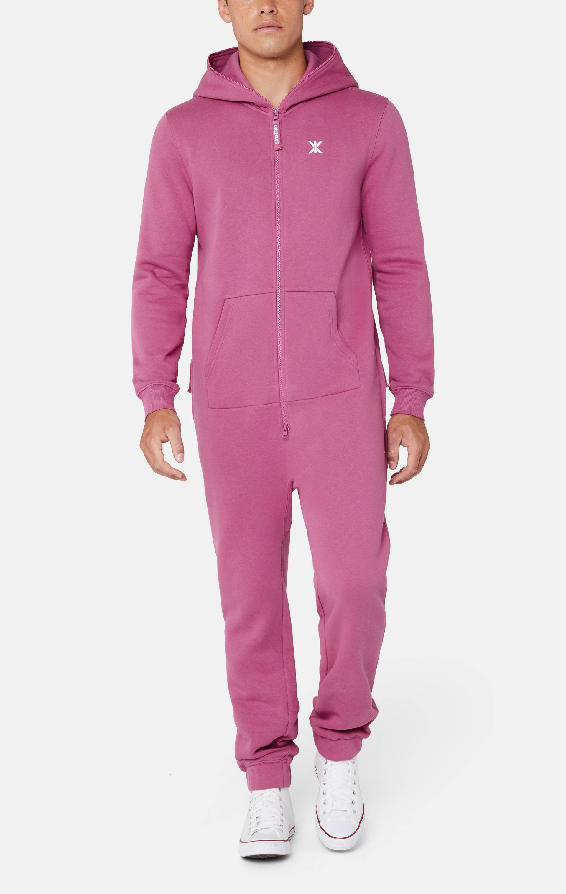 Pink one piece jumpsuit on sale