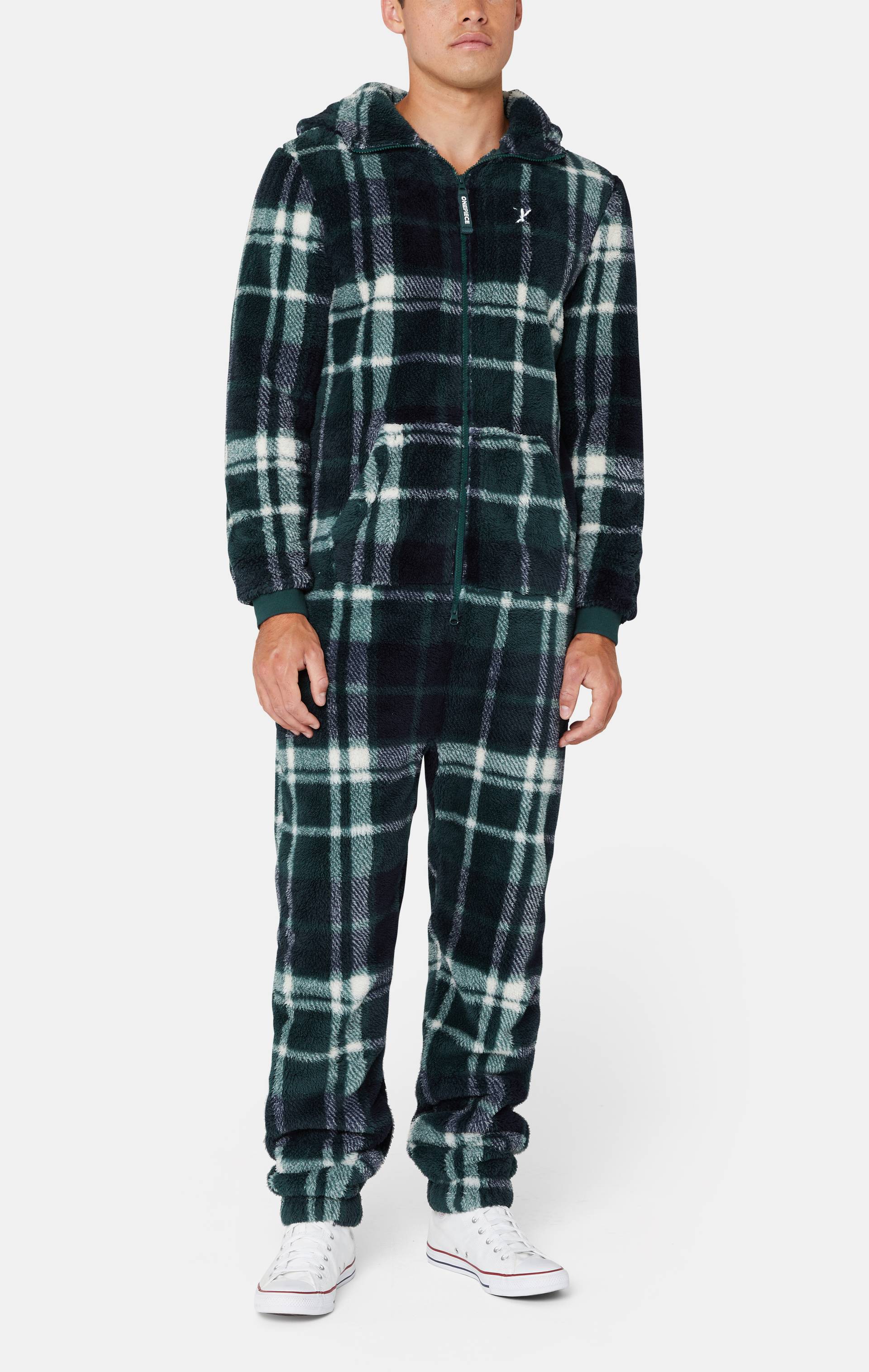 Onepiece Puppy Jumpsuit 3.0 Green Check - 2