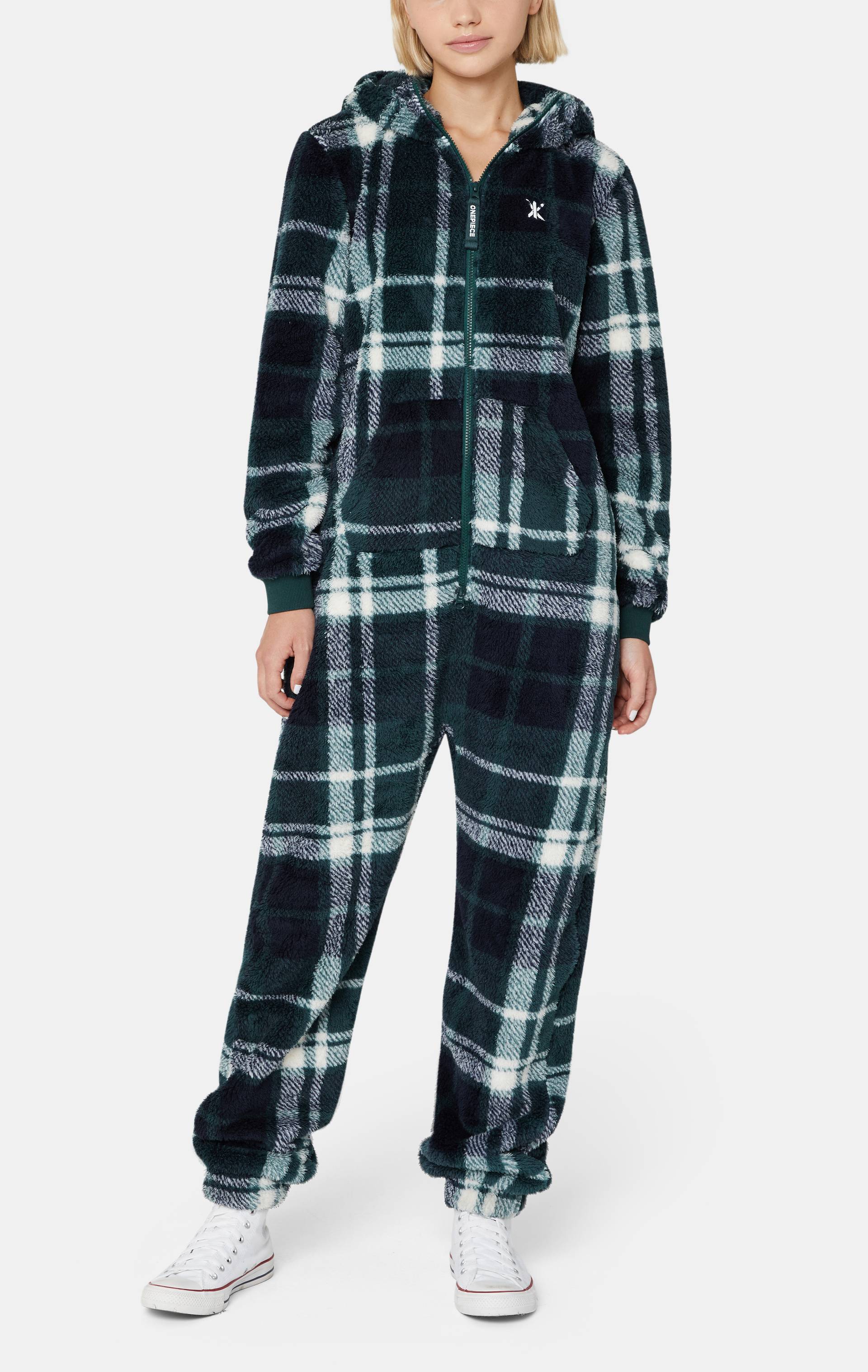 Onepiece Puppy Jumpsuit 3.0 Green Check - 4