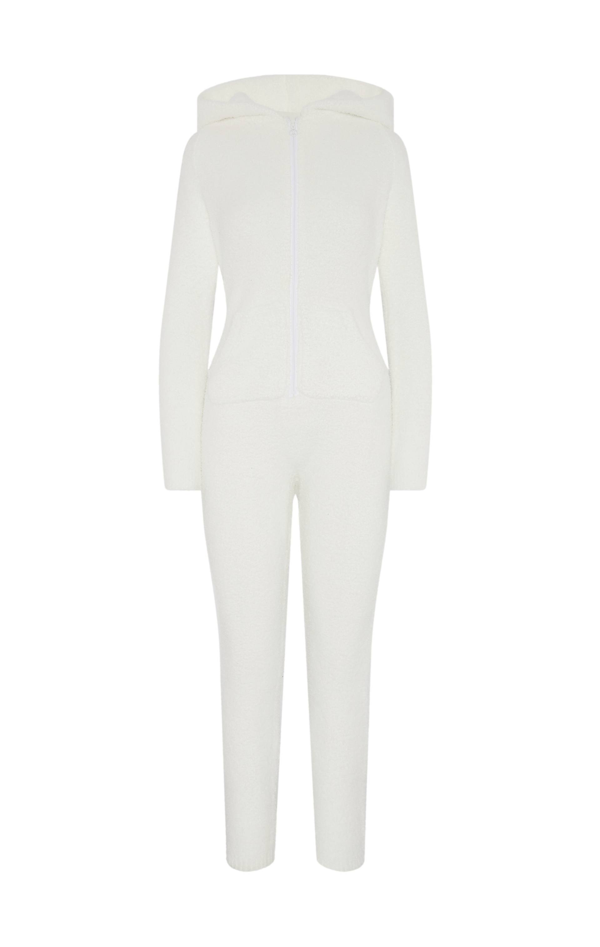 Chenille Jumpsuit Off White