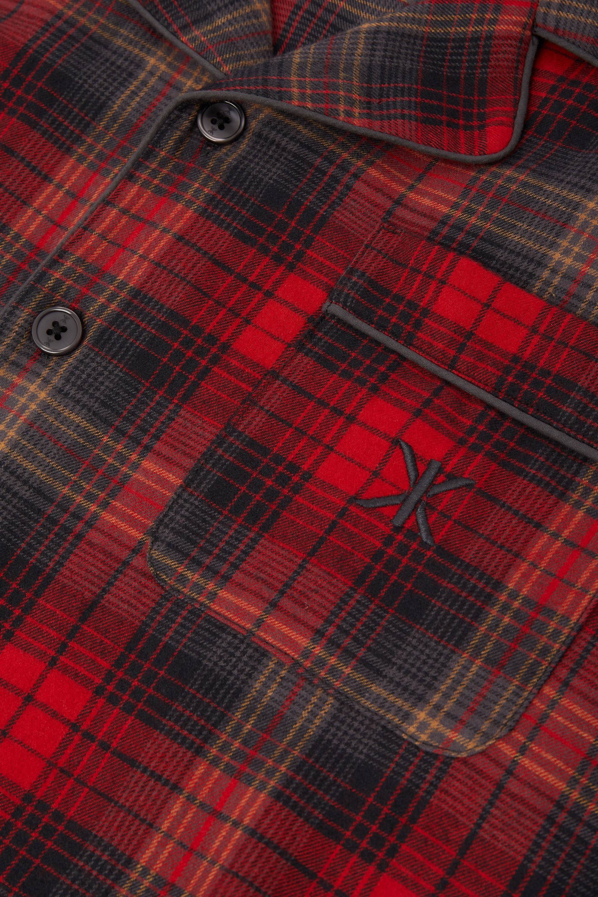 Onepiece The Checked Pyjamas Jumpsuit Red - 7