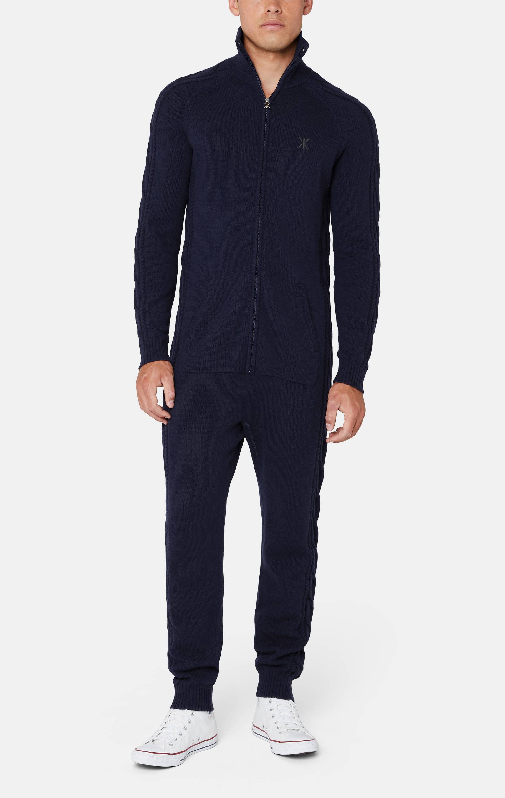 Onepiece The Cashmere Cable Jumpsuit Navy - 2