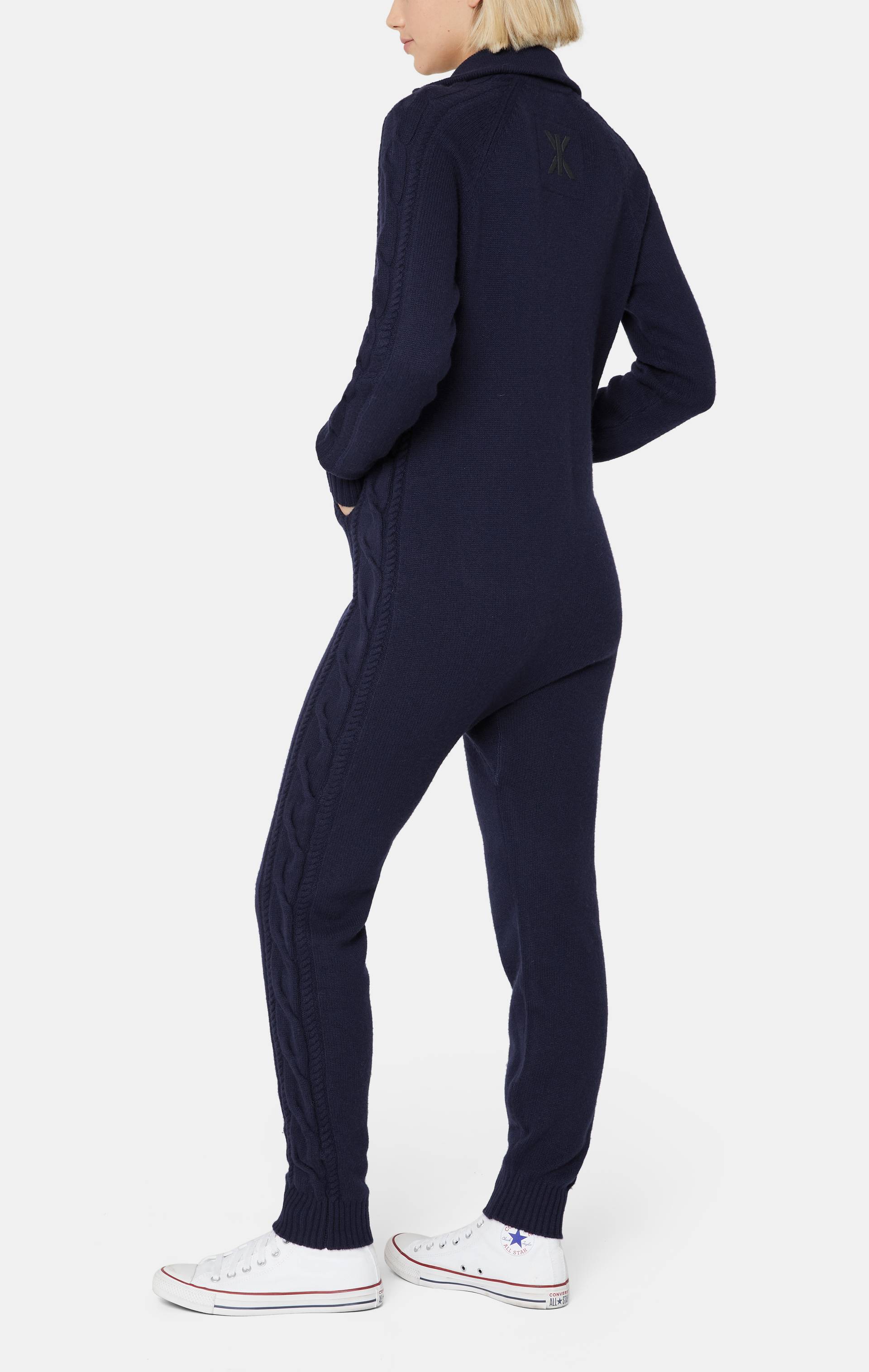 Onepiece The Cashmere Cable Jumpsuit Navy - 5