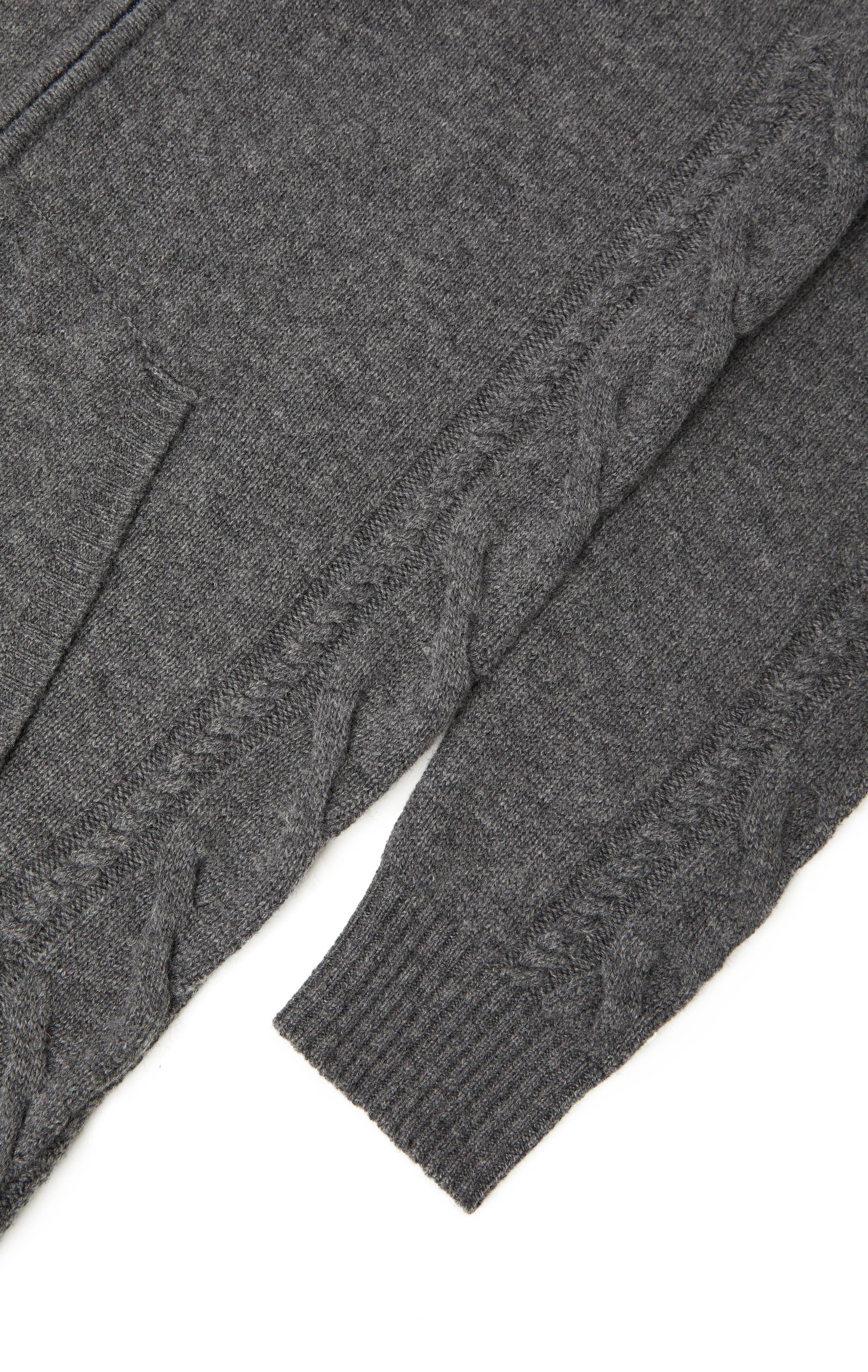 Onepiece The Cashmere Cable Jumpsuit Grey Melange - 3