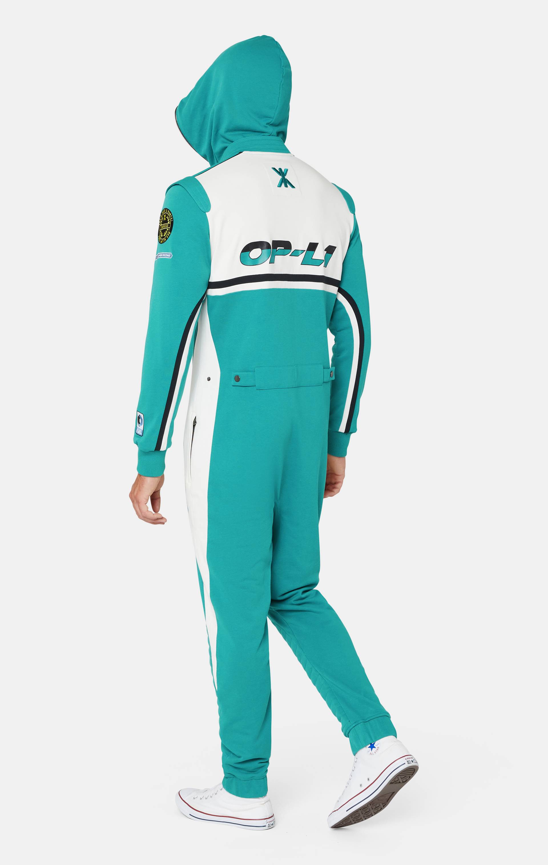 Onepiece Racesuit Jumpsuit Green - 5