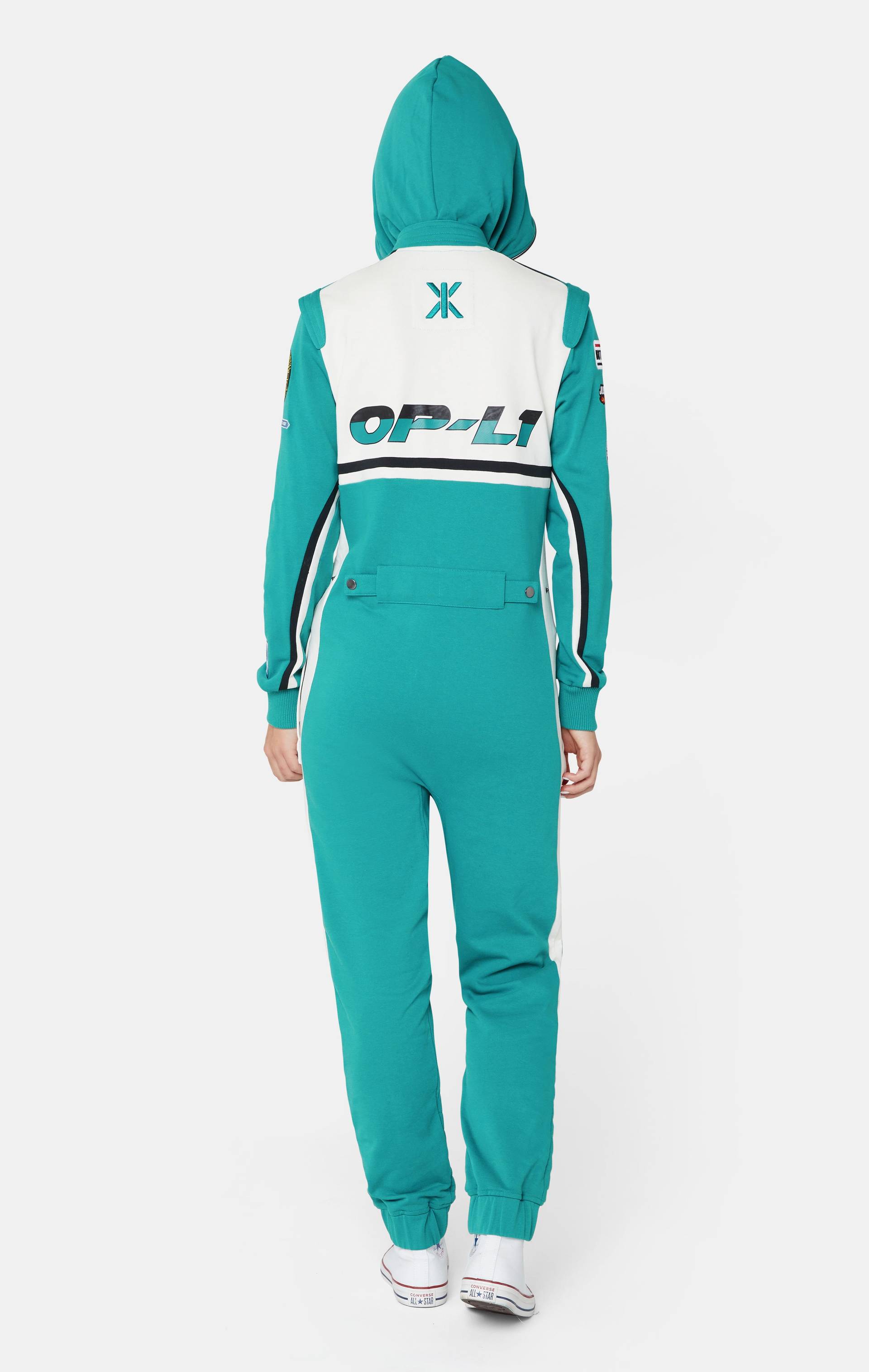 Onepiece Racesuit Jumpsuit Green - 7