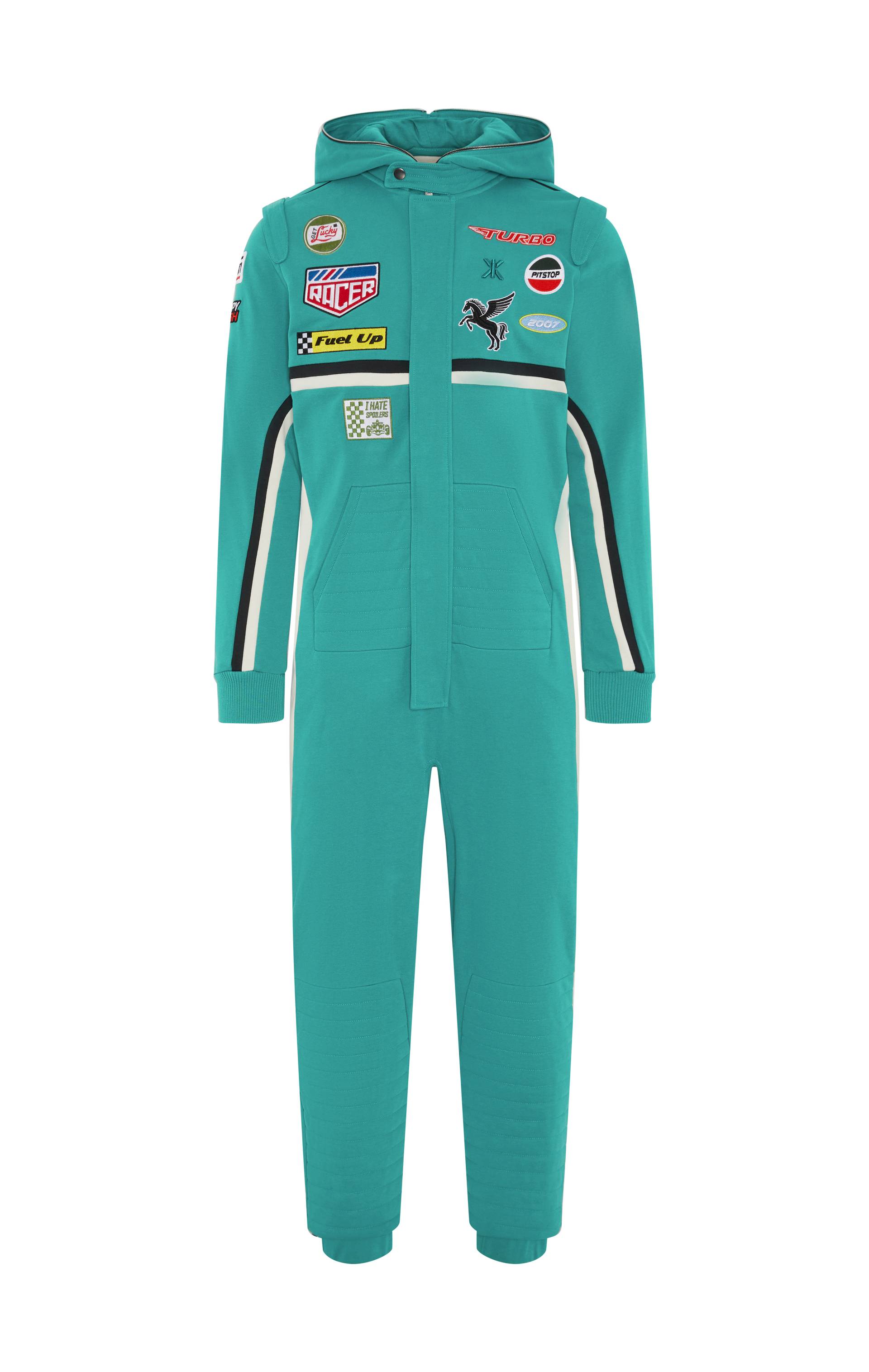 Onepiece Racesuit Jumpsuit Green - 1