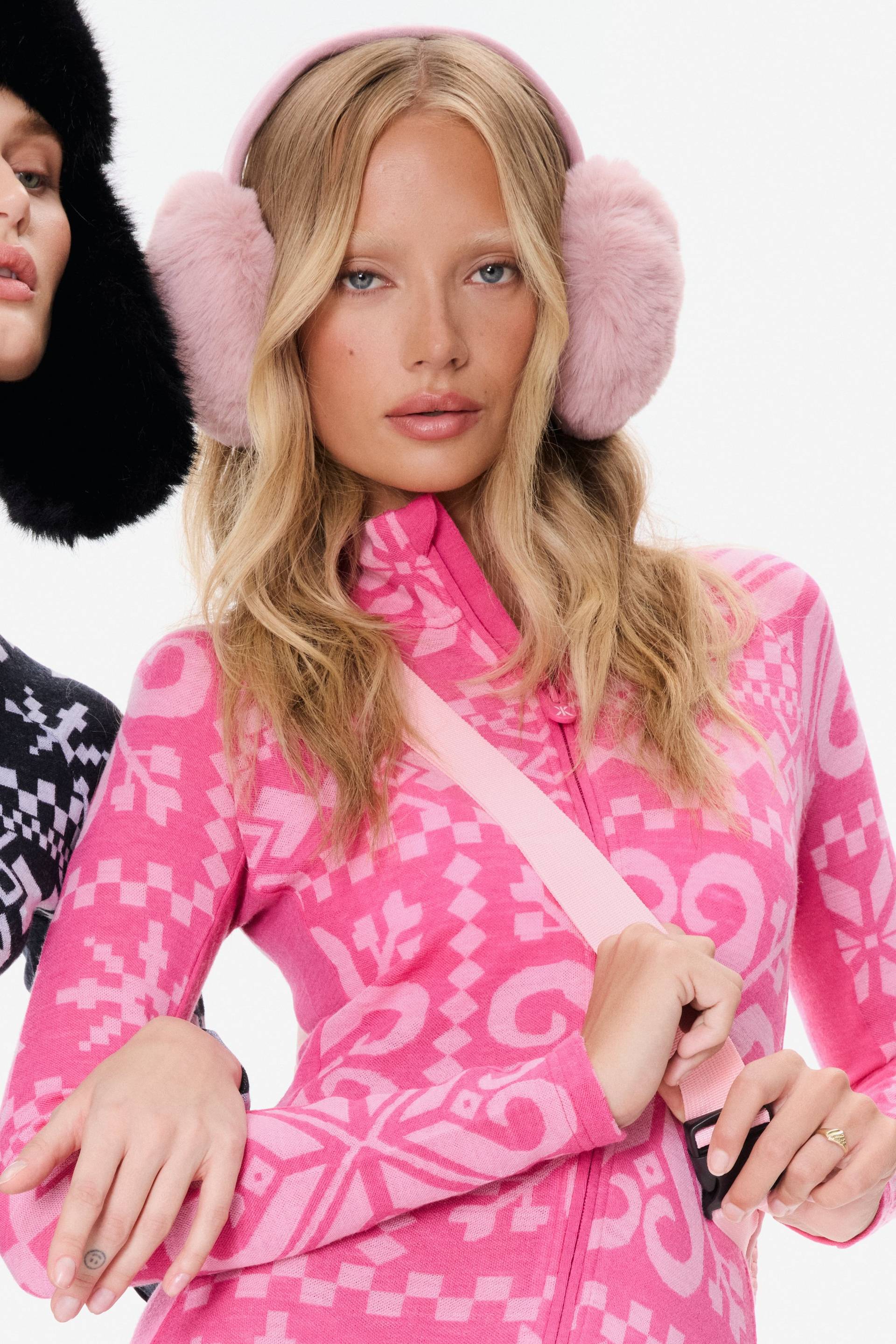 Baselayer Fitted Jumpsuit Pink