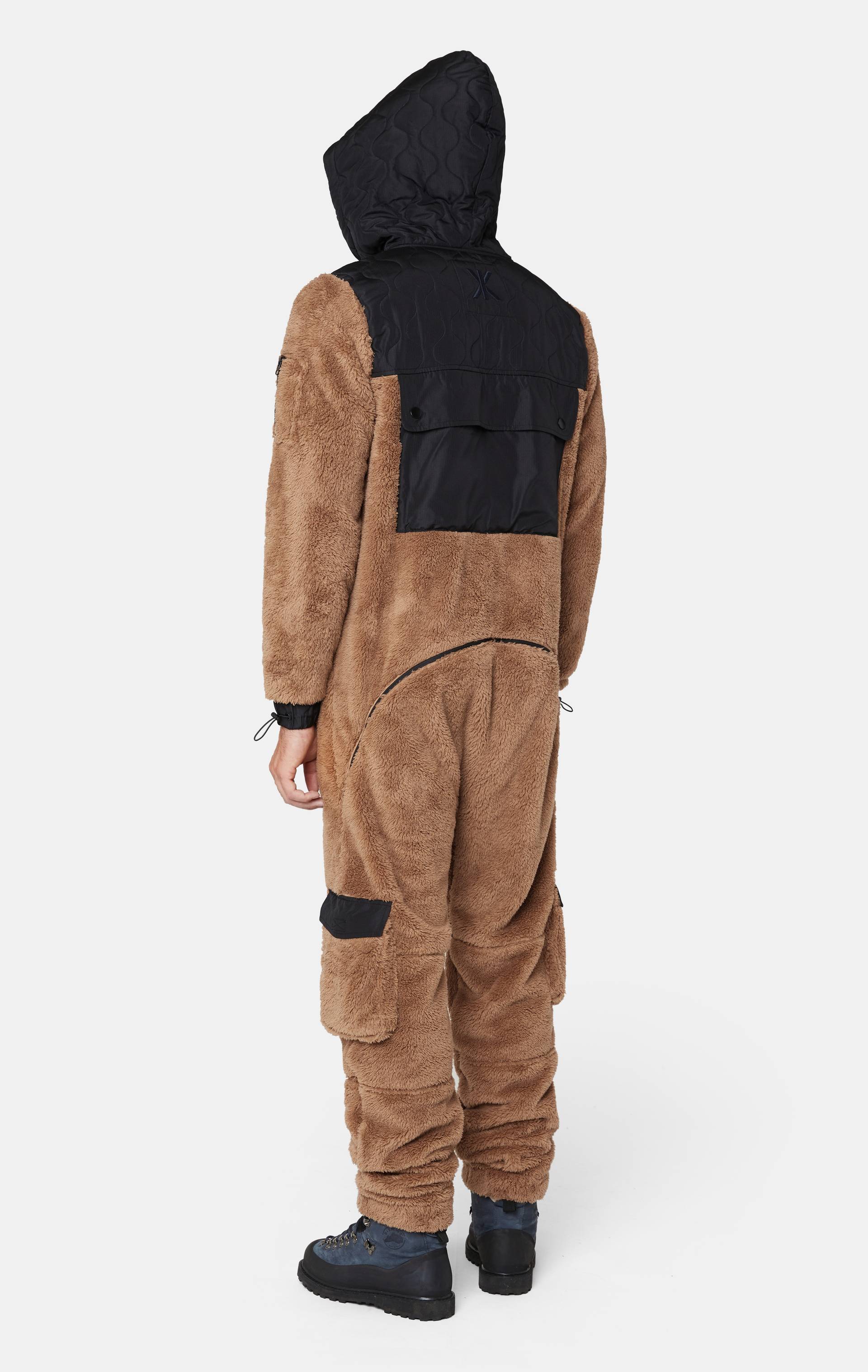 Onepiece Puppy Cargo Jumpsuit Brown - 3