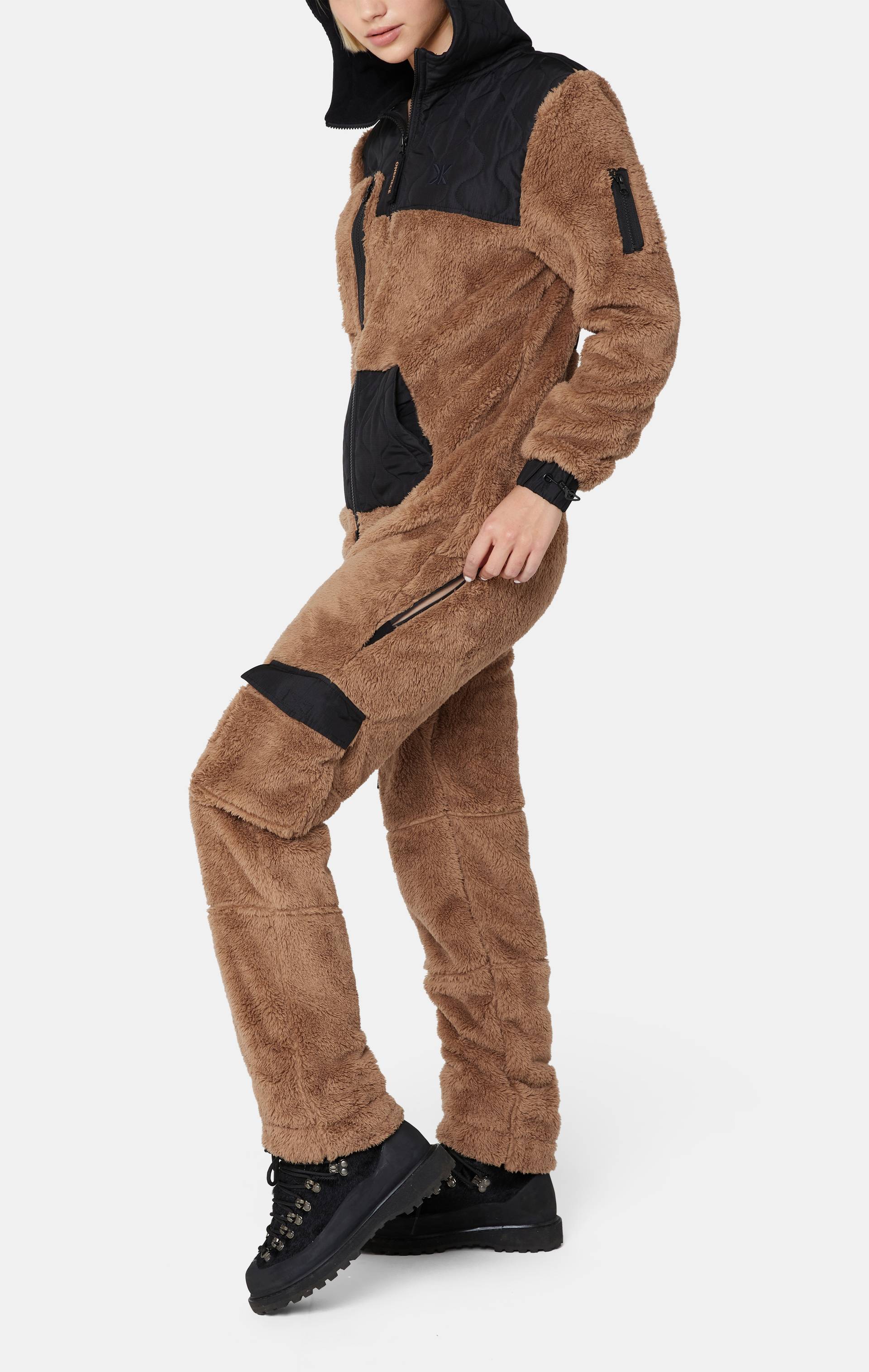 Onepiece Puppy Cargo Jumpsuit Brown - 6