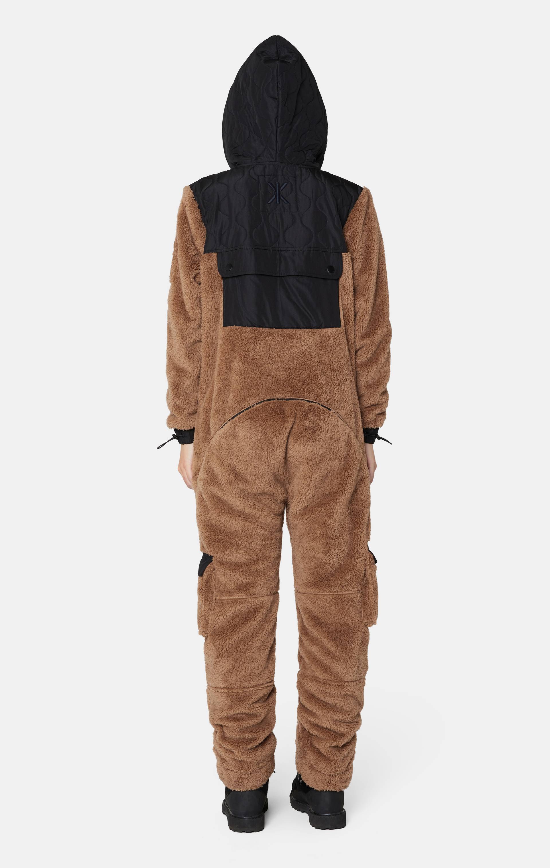 Onepiece Puppy Cargo Jumpsuit Brown - 5