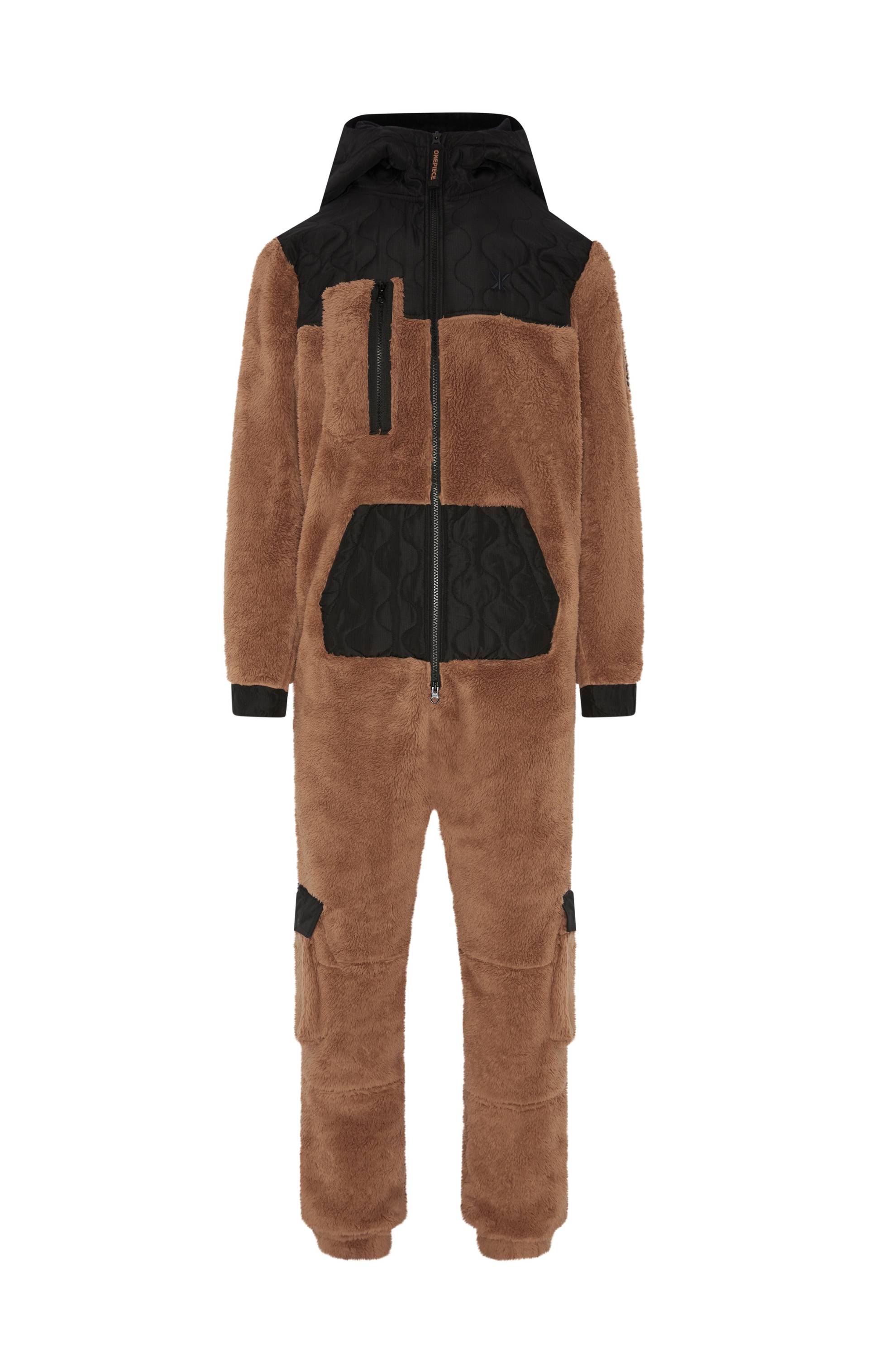 Onepiece Puppy Cargo Jumpsuit Brown - 1