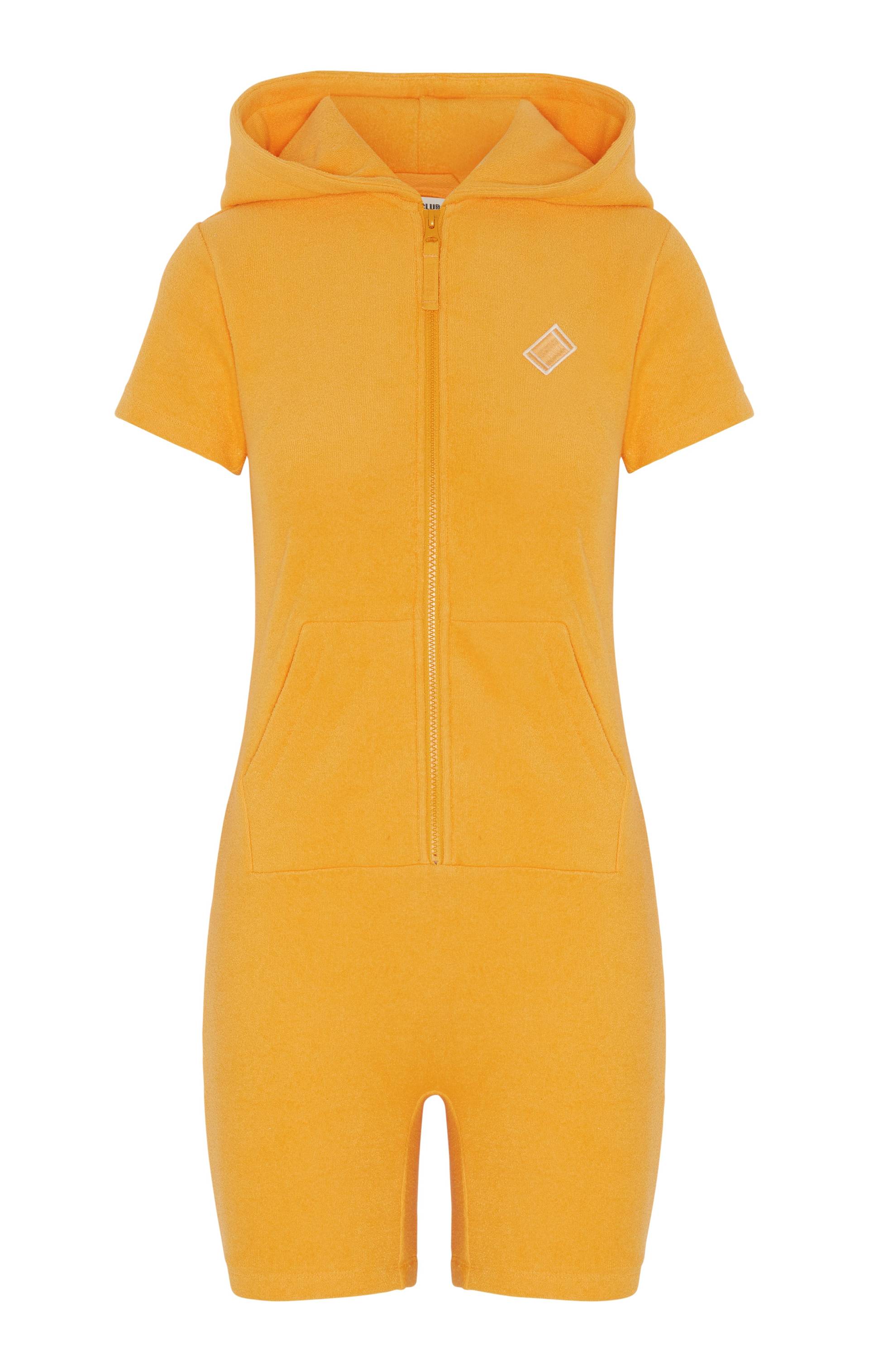 Towel Club Towel Club Short Fitted Jumpsuit Orange - 1