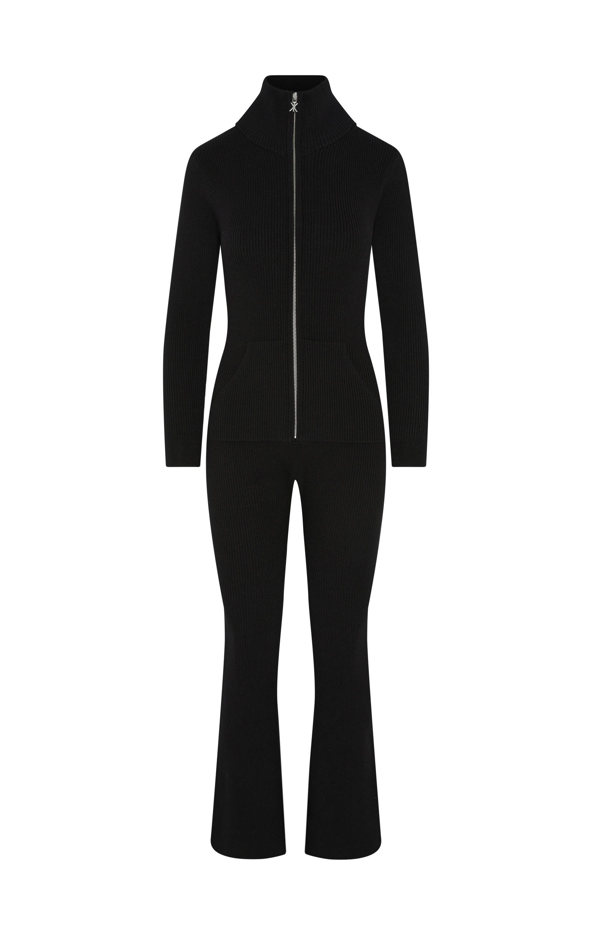 Onepiece The Rib Highneck Jumpsuit Black - 1