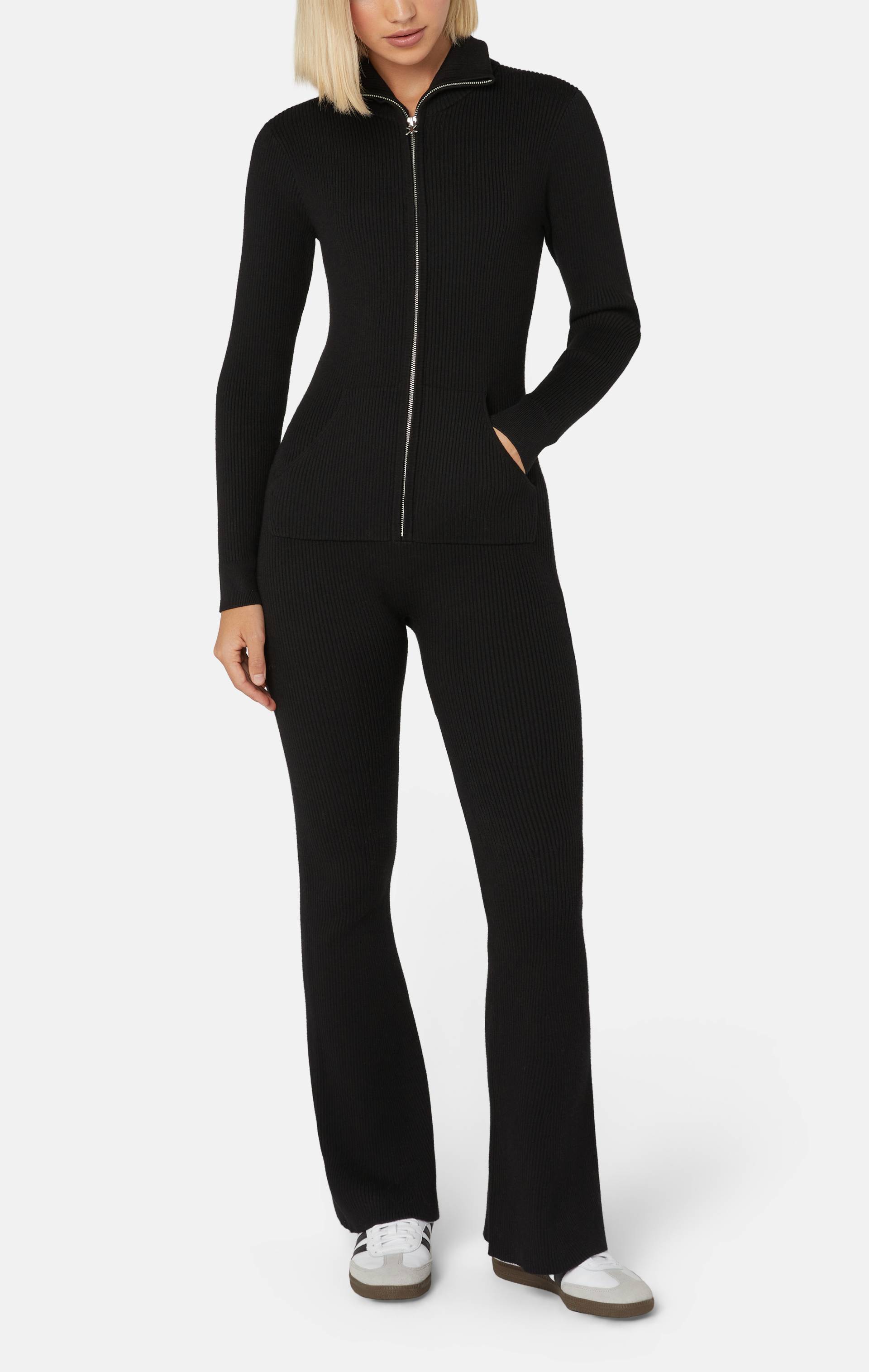 Onepiece The Rib Highneck Jumpsuit Black - 2