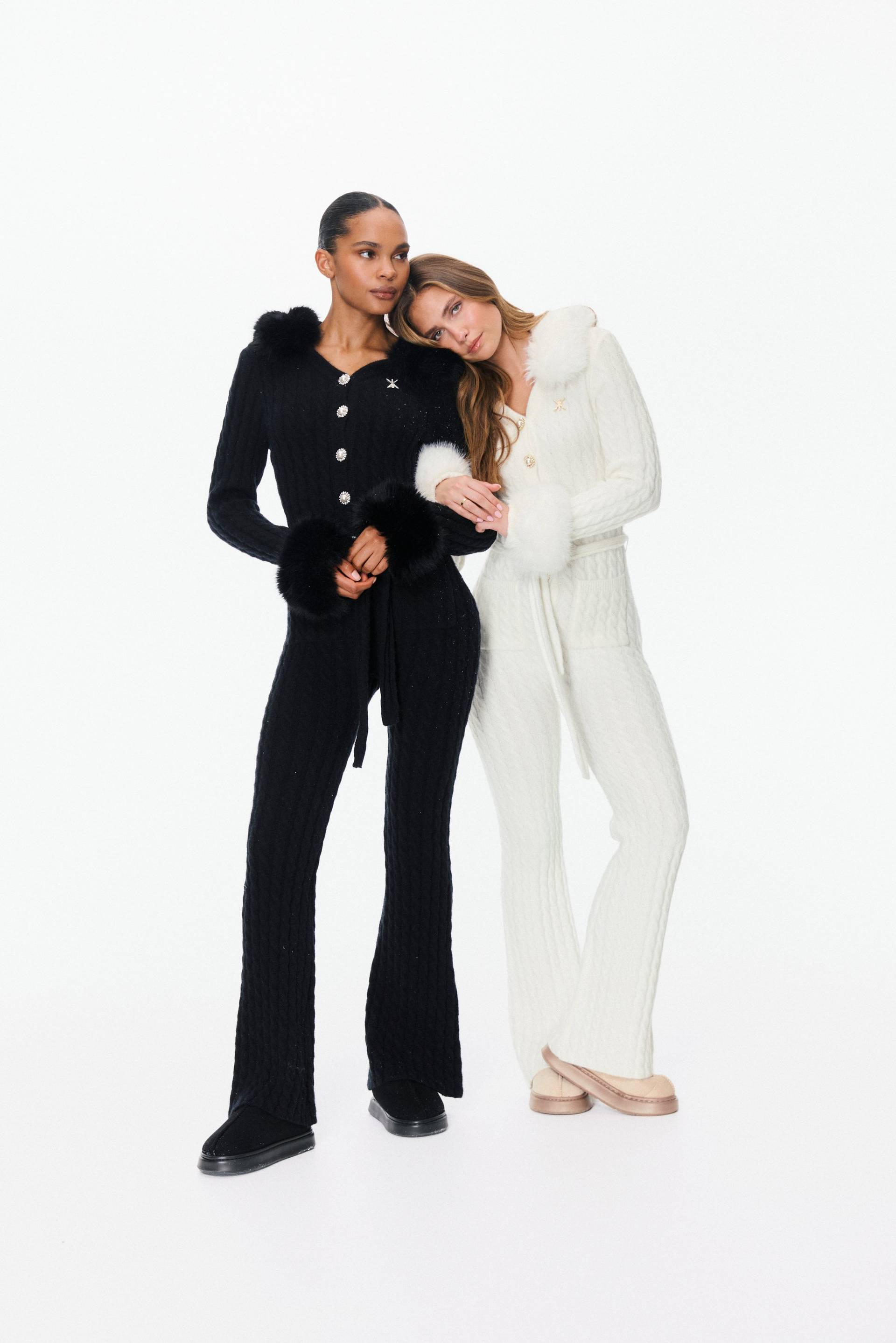 Onepiece Chalet fitted Jumpsuit White - 10