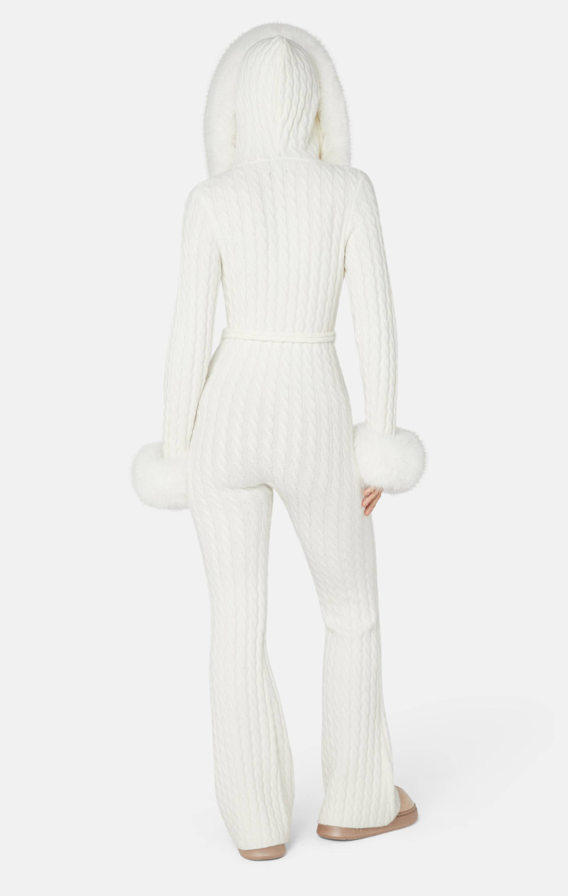 Onepiece Chalet fitted Jumpsuit White - 3