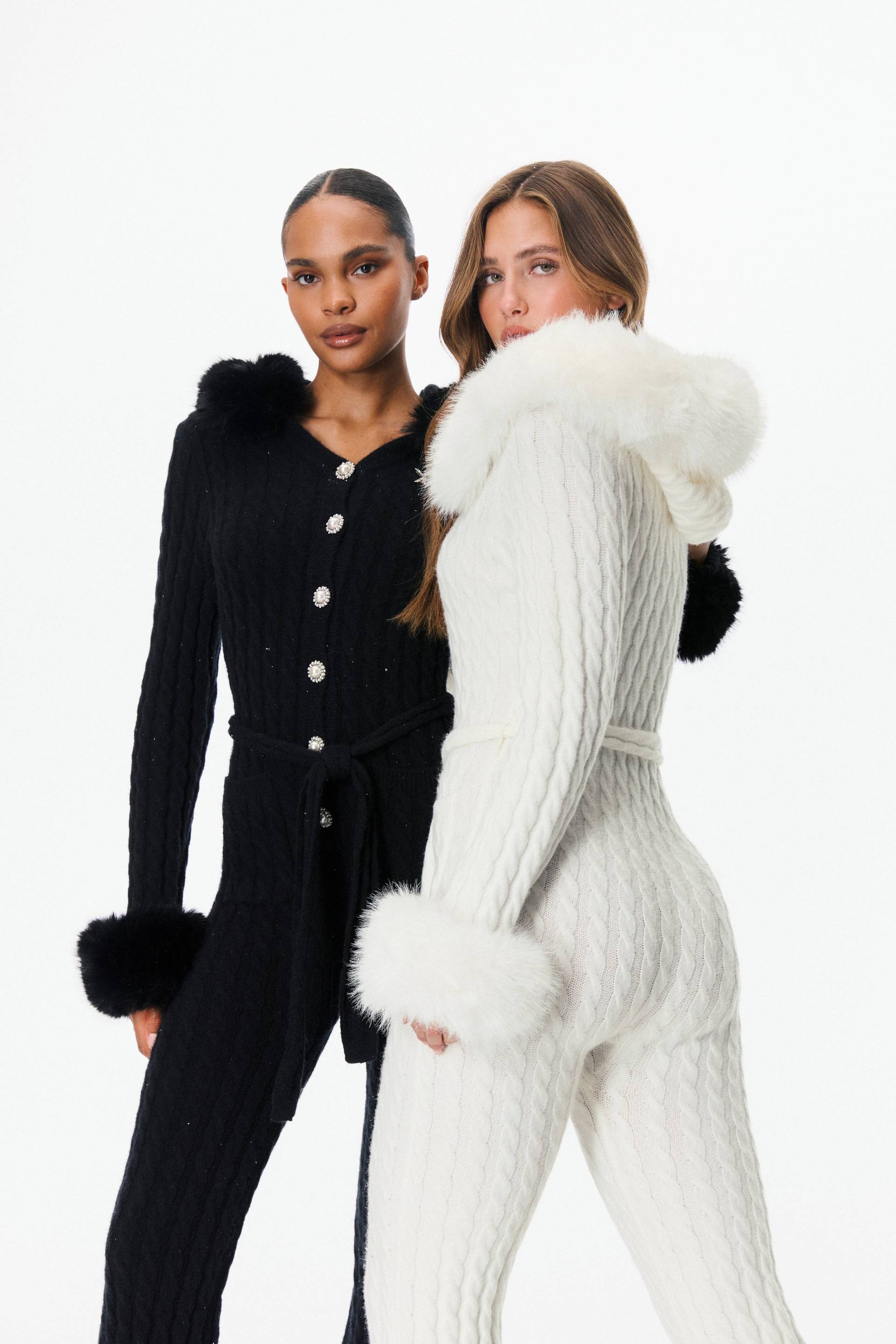 Onepiece Chalet fitted Jumpsuit White - 11