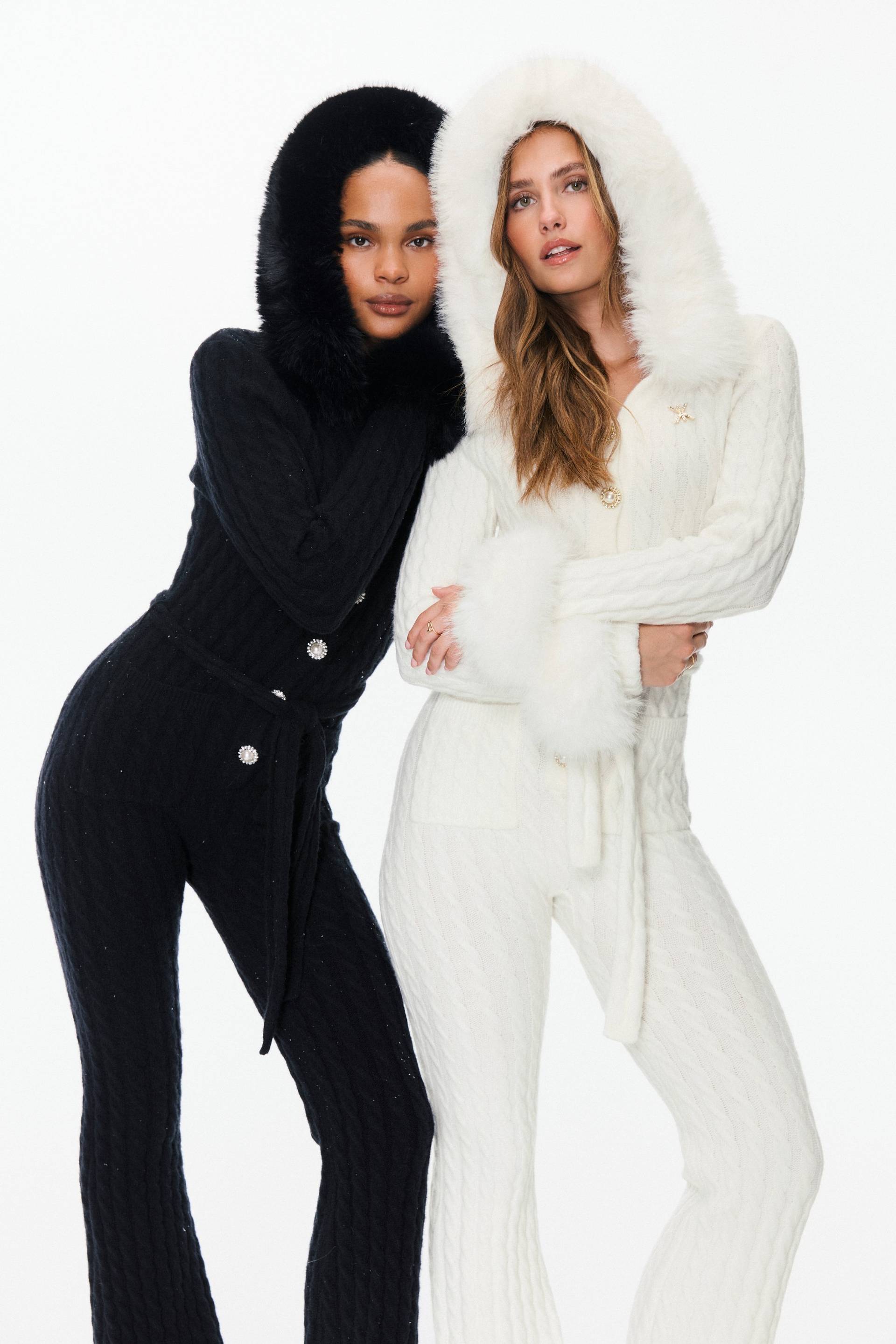 Onepiece Chalet fitted Jumpsuit Black - 10