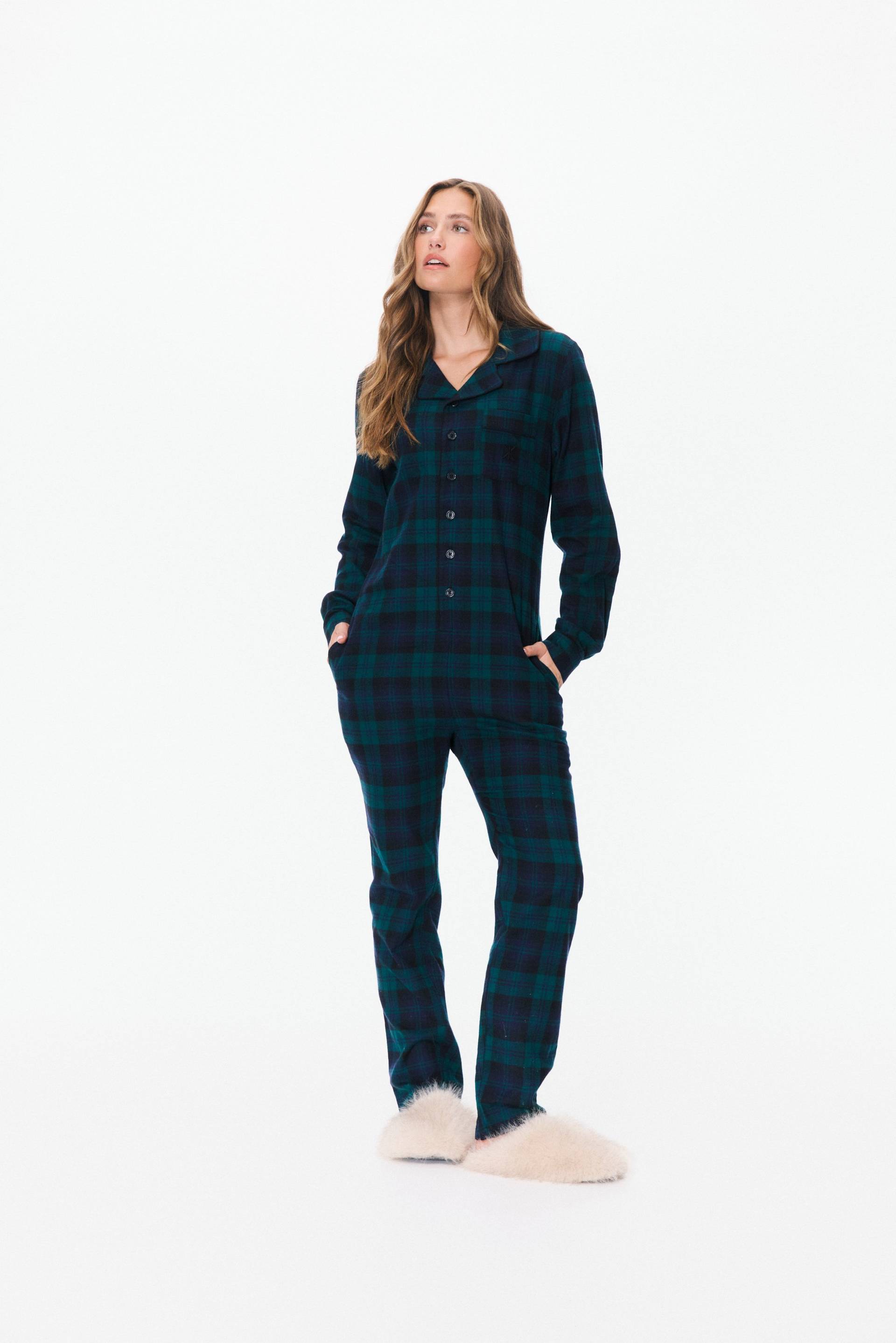 Onepiece The Checked Pyjamas Green - 11