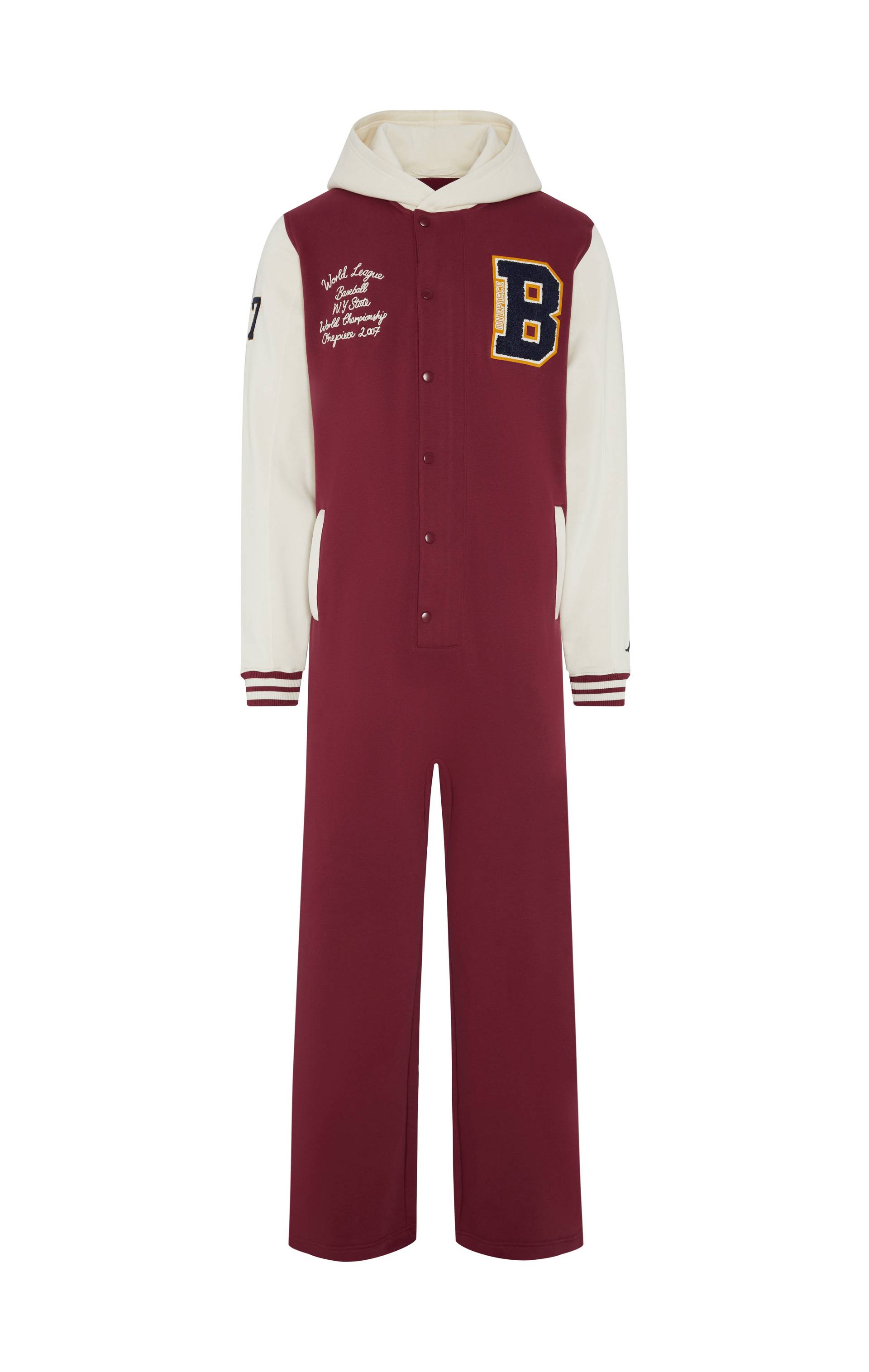 Onepiece University Jumpsuit Red - 1
