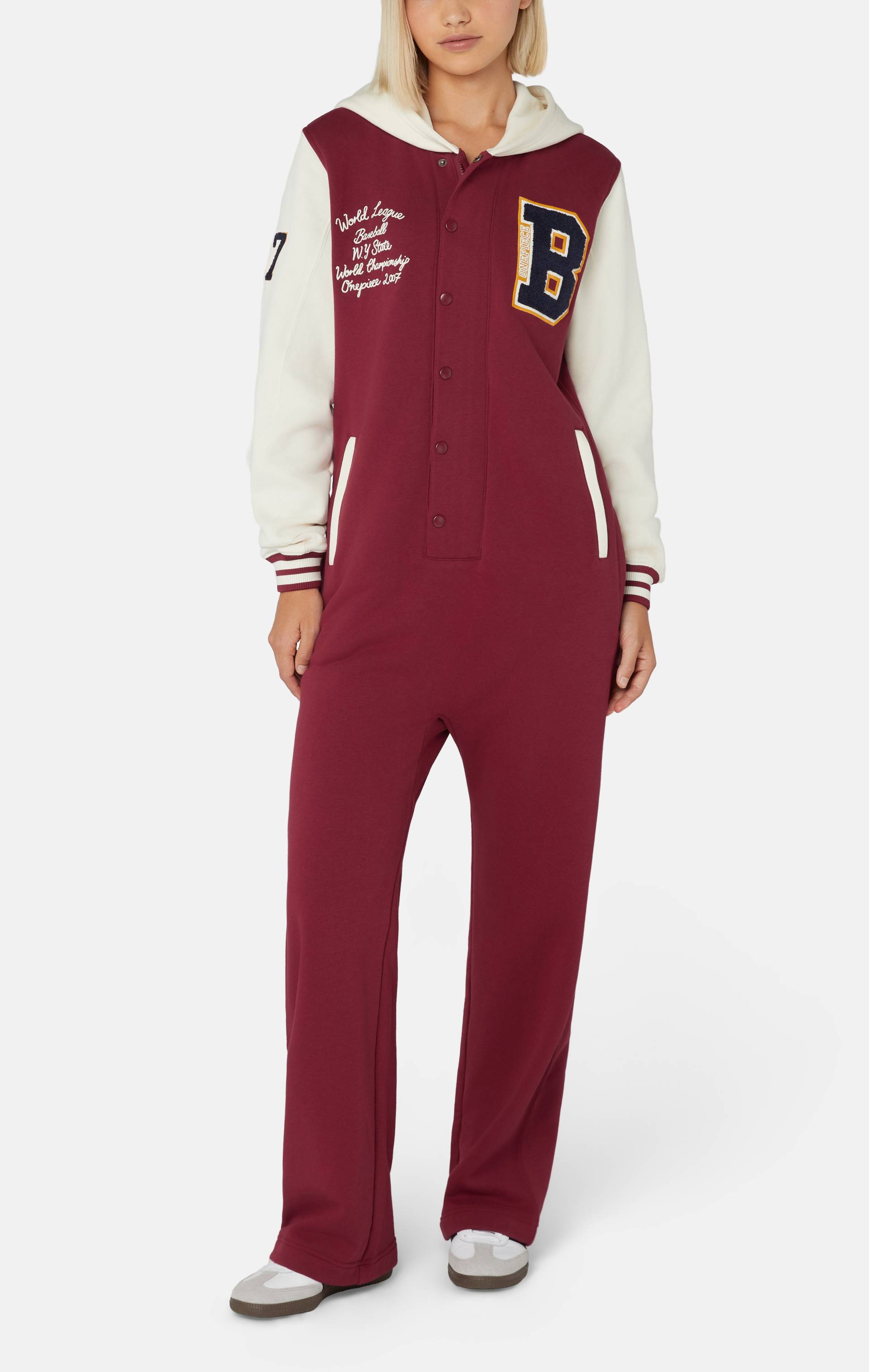 Onepiece University Jumpsuit Red - 4