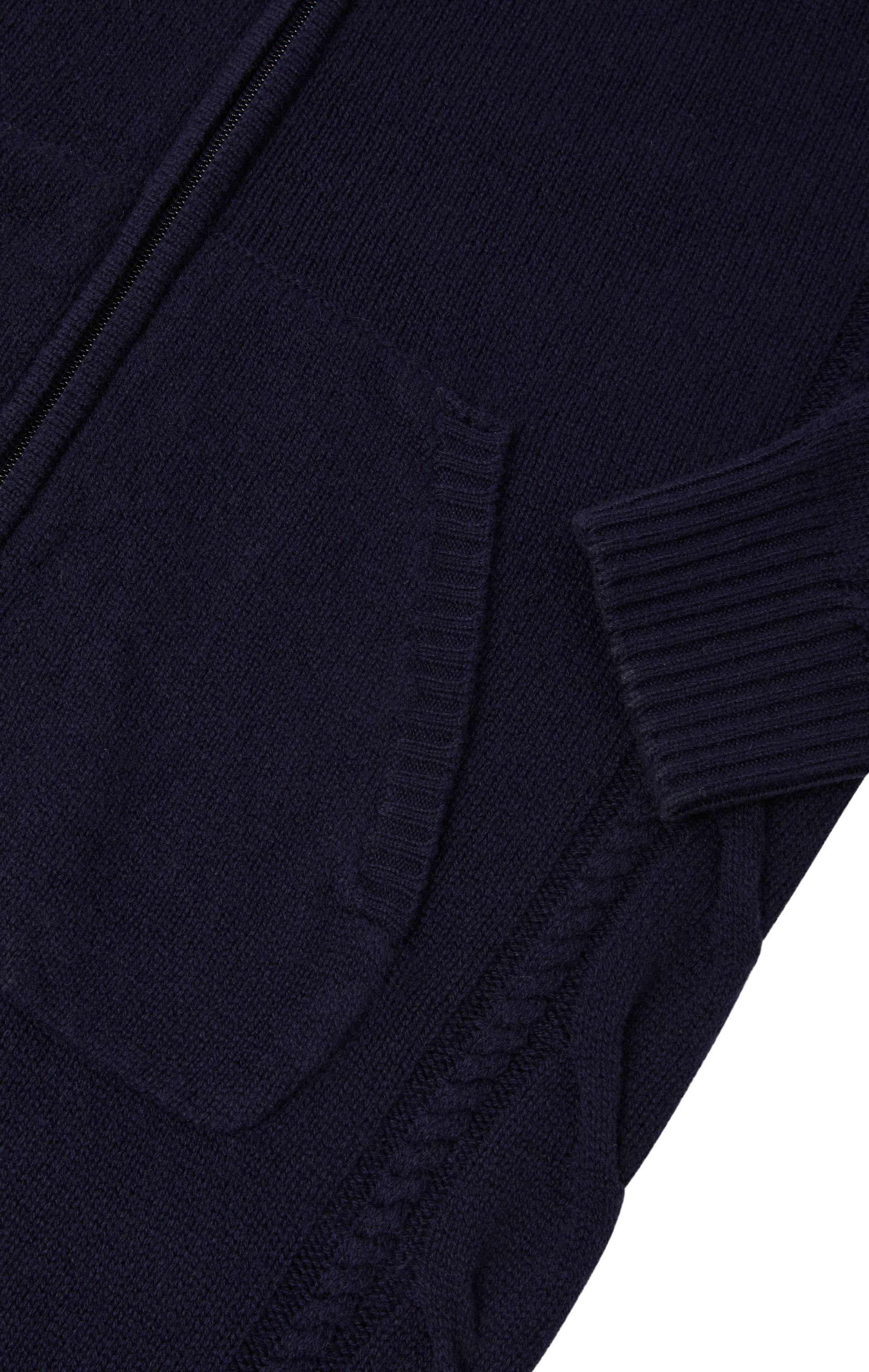 Onepiece Cable Lux Cashmere Jumpsuit Navy - 8