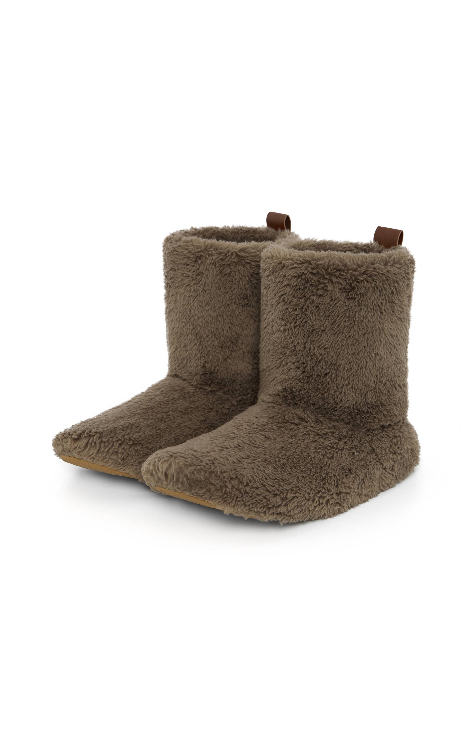 Onepiece Puppy Slippers Taupe - 1