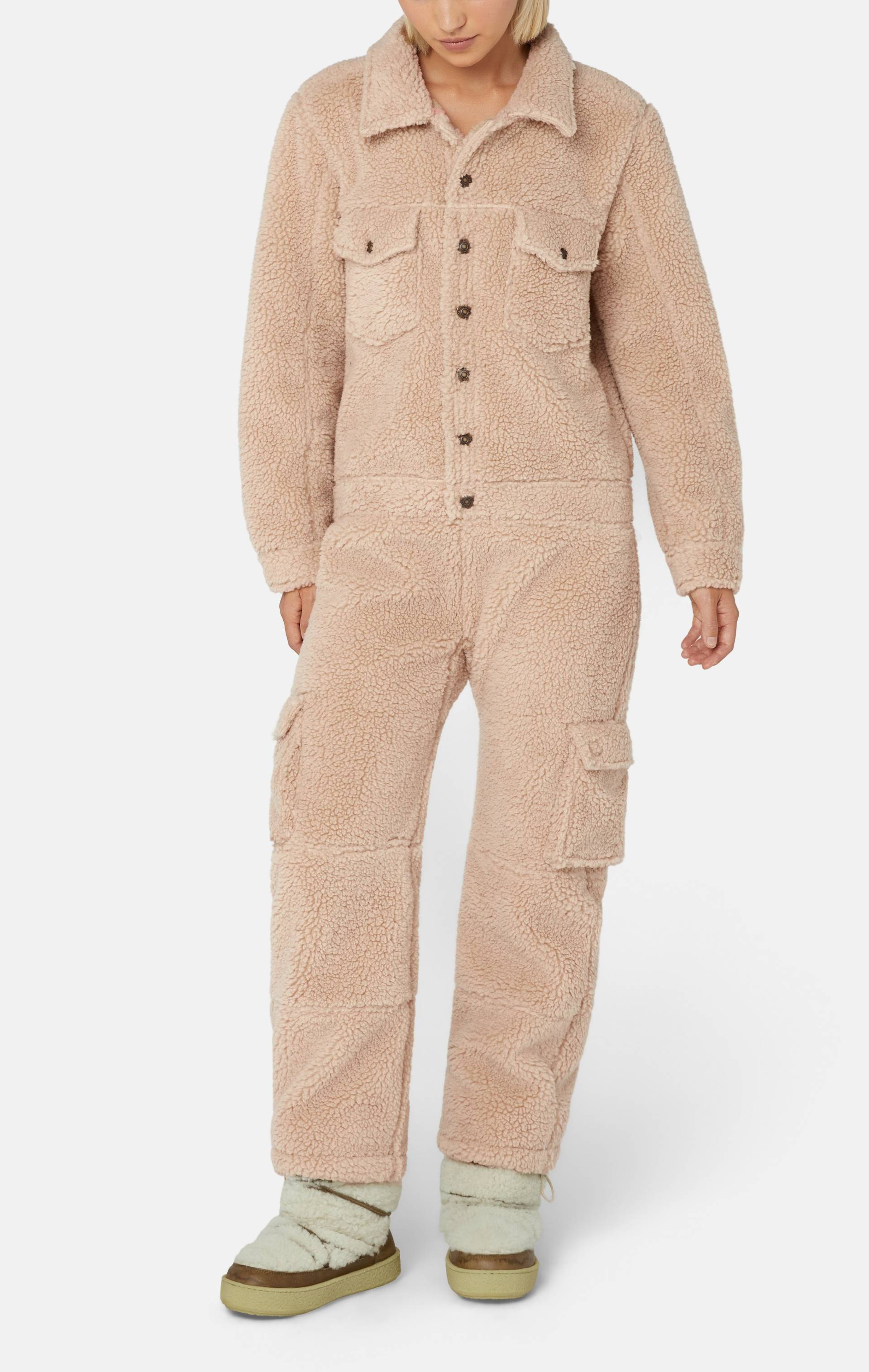 Onepiece Bear With Me Jumpsuit Light Beige - 4