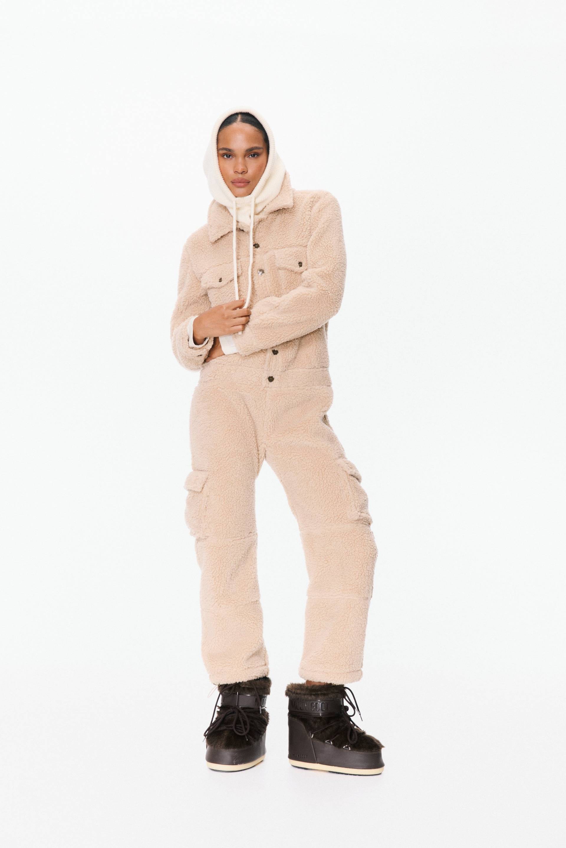 Onepiece Bear With Me Jumpsuit Light Beige - 10
