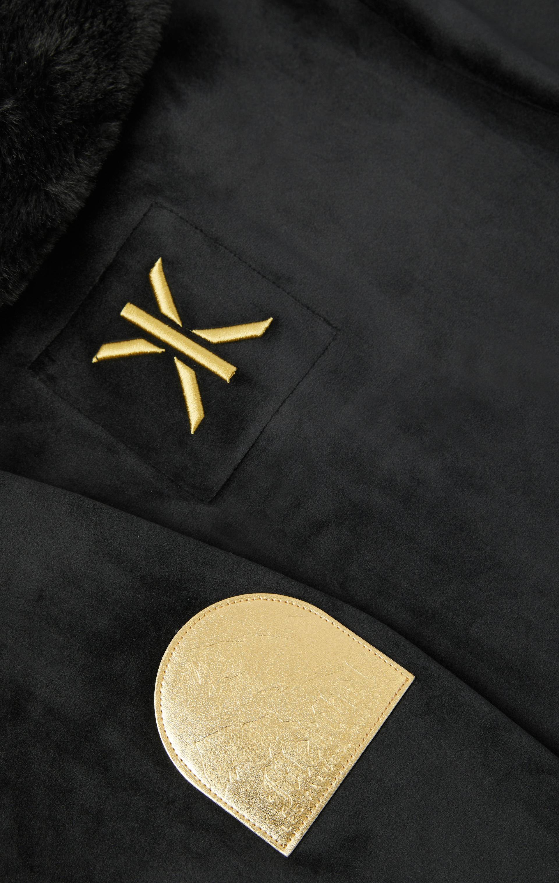 Onepiece Alps Soft Velvet Flared Jumpsuit Black - 7