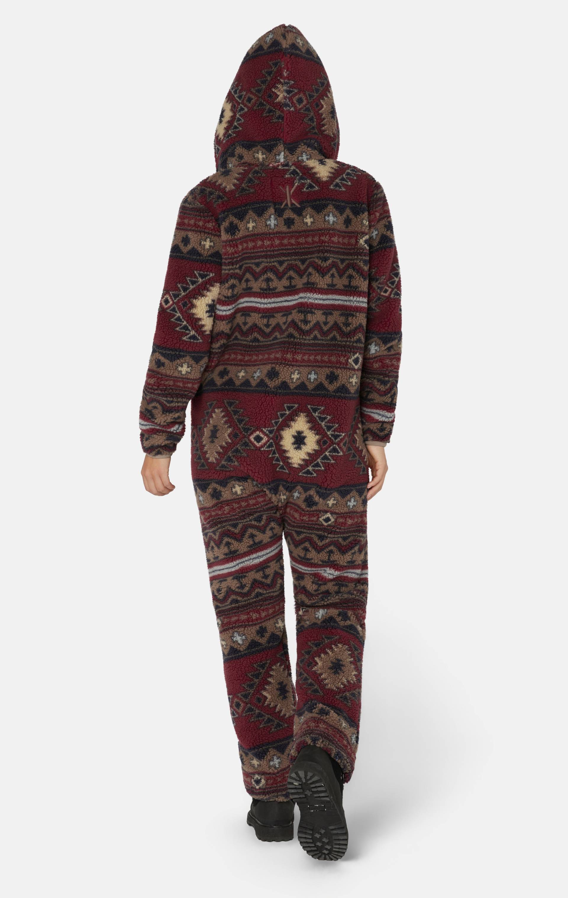 Onepiece Earthy Fleece Jumpsuit Multi - 5