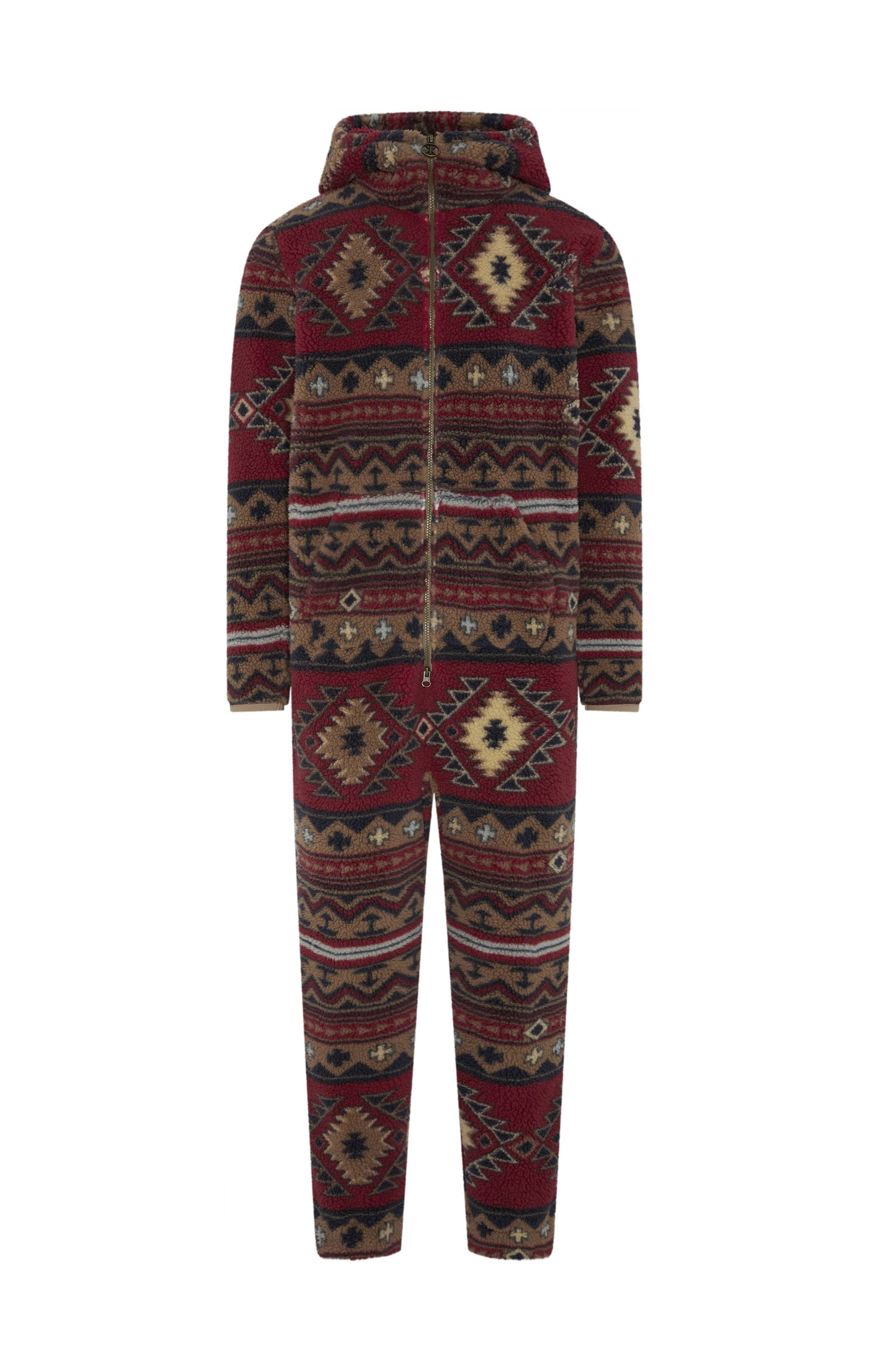 Onepiece Earthy Fleece Jumpsuit Multi - 1