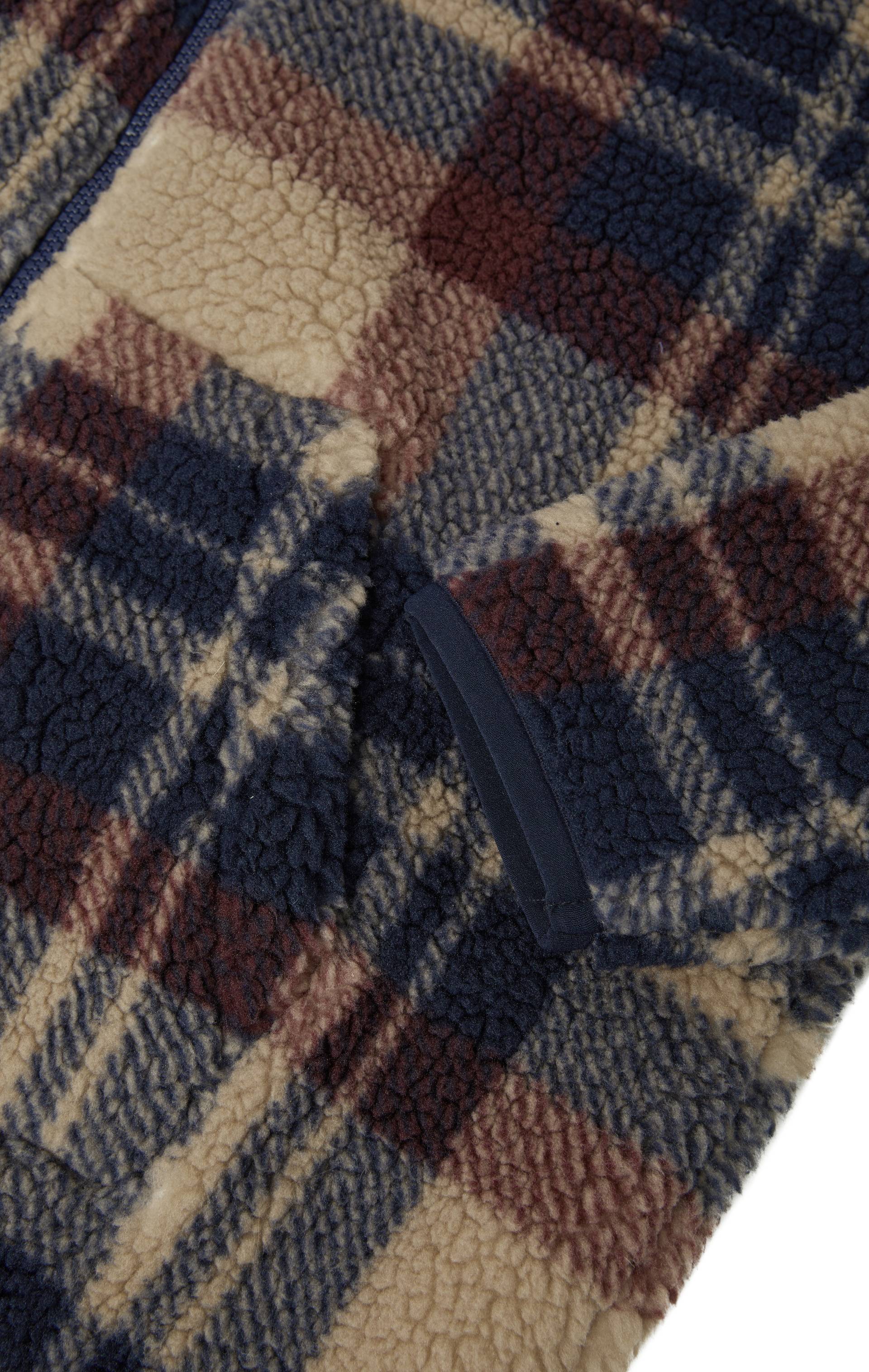 Onepiece Earthy Fleece Jumpsuit Brown Check - 7