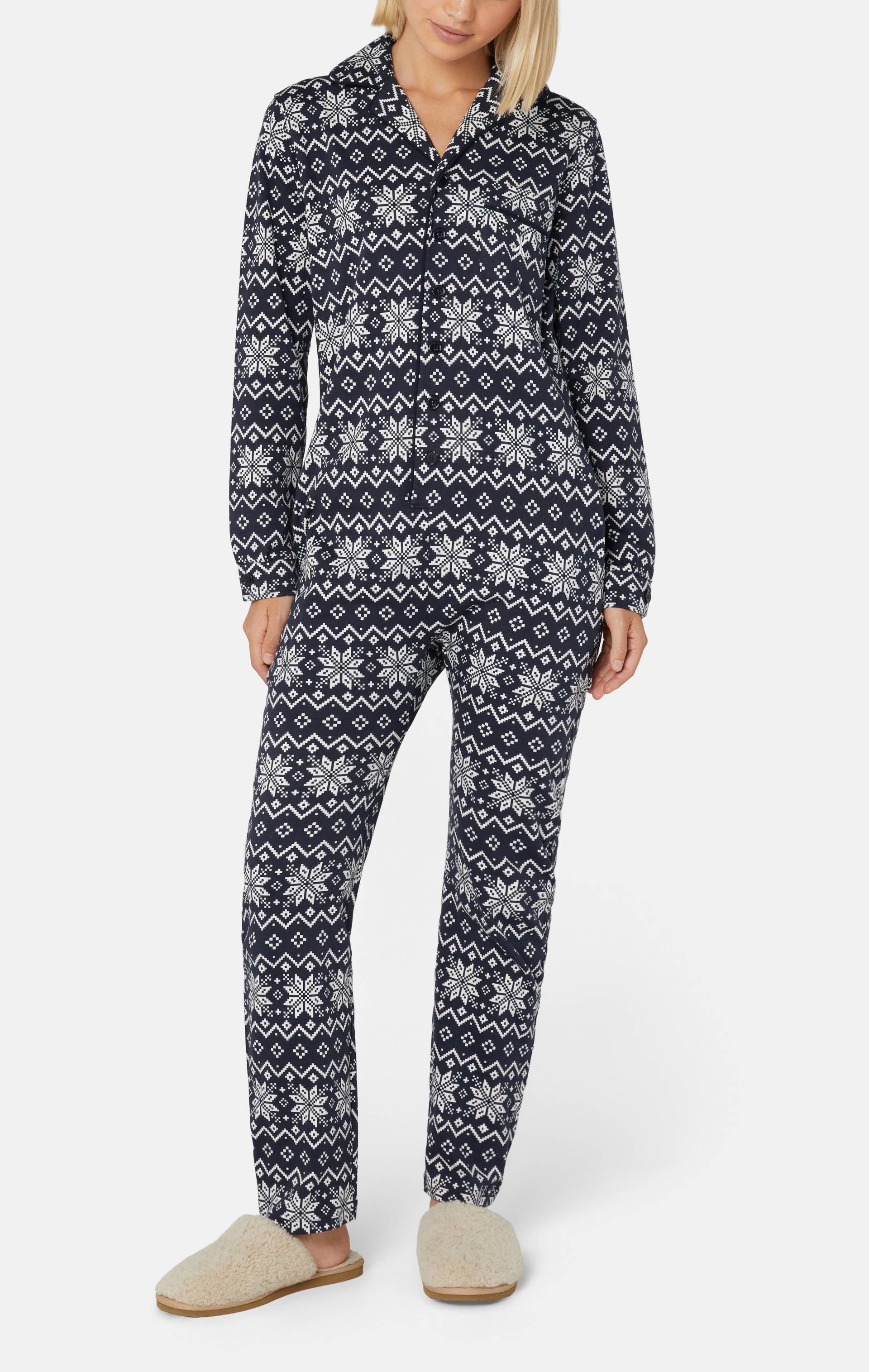 Onepiece The Holiday Pyjamas Set Navy - 4