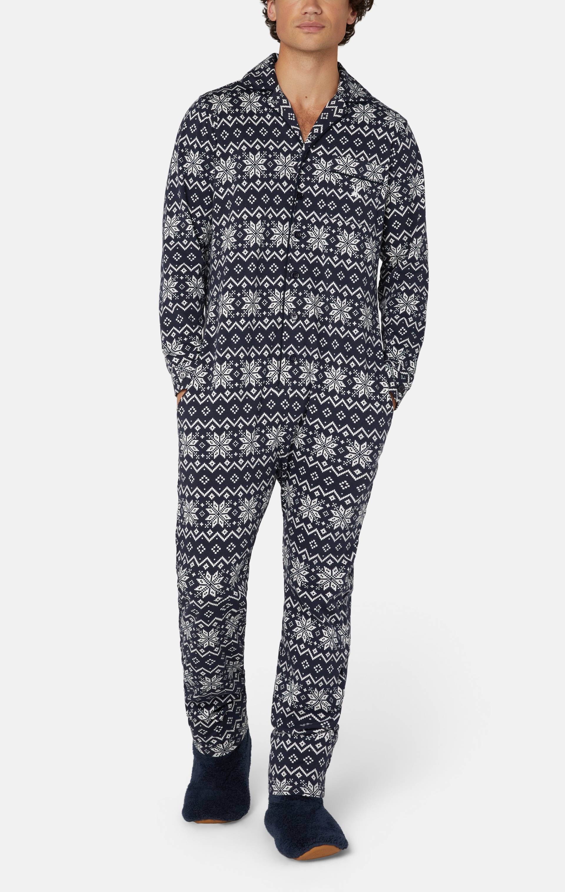 Onepiece The Holiday Pyjamas Set Navy - 2