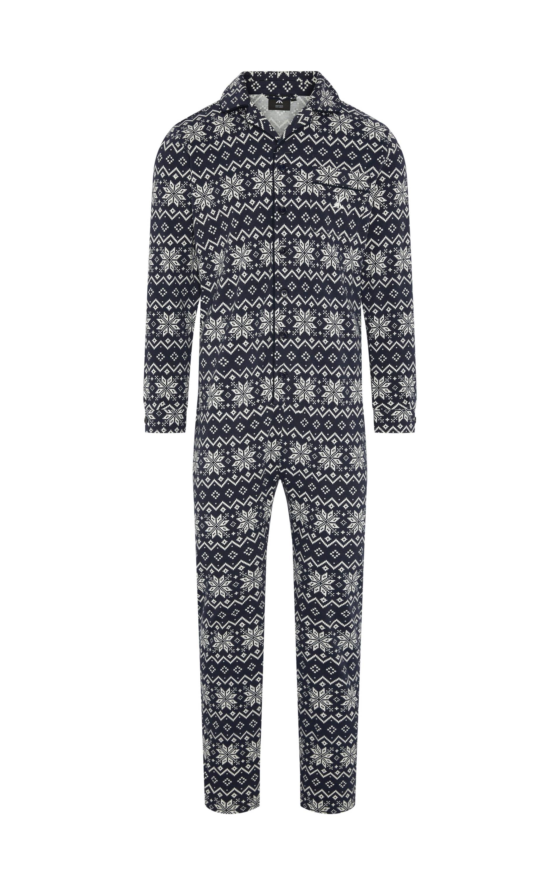 Onepiece The Holiday Pyjamas Set Navy - 1