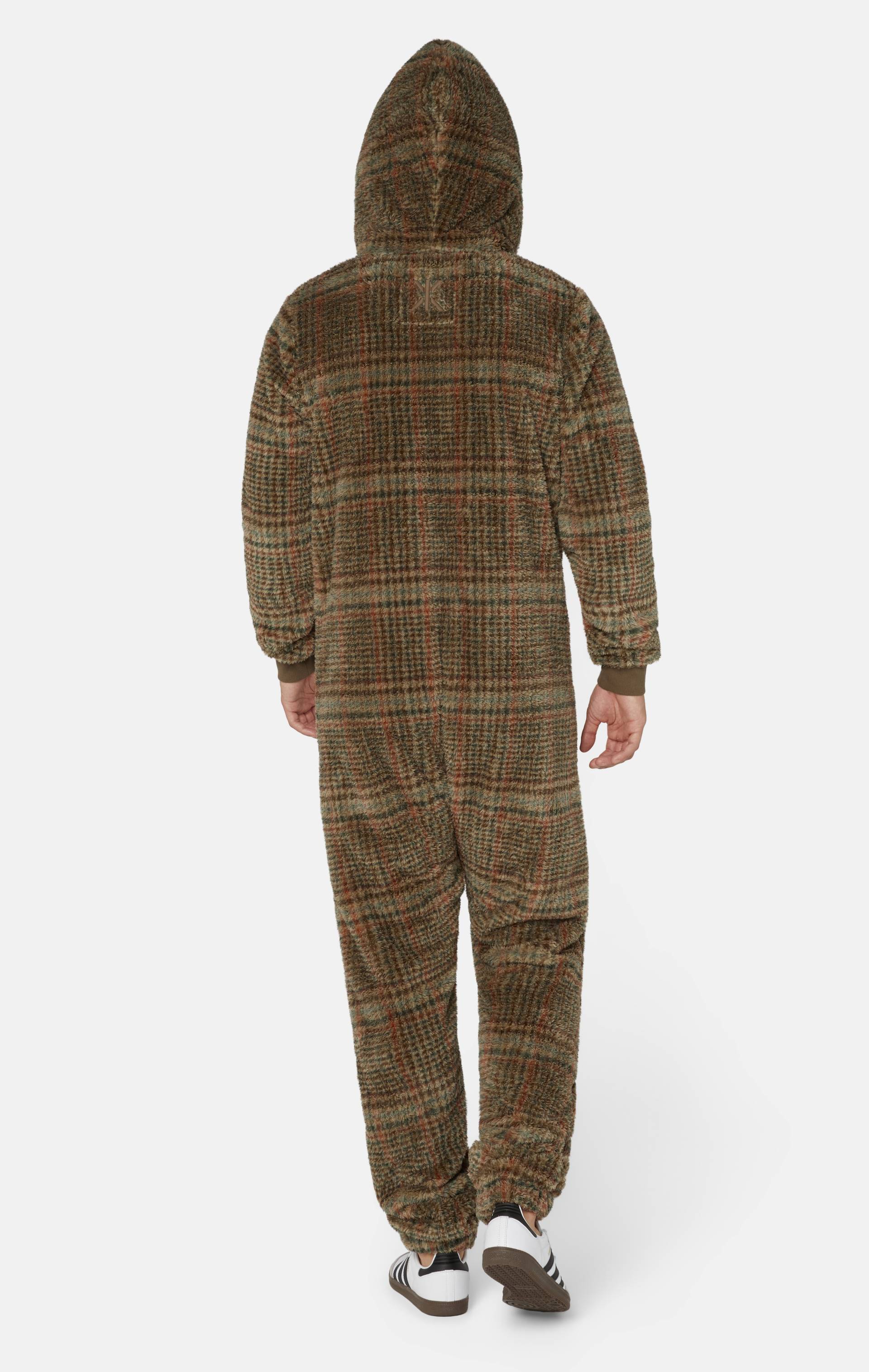 Onepiece Puppy Jumpsuit Brown Check - 3