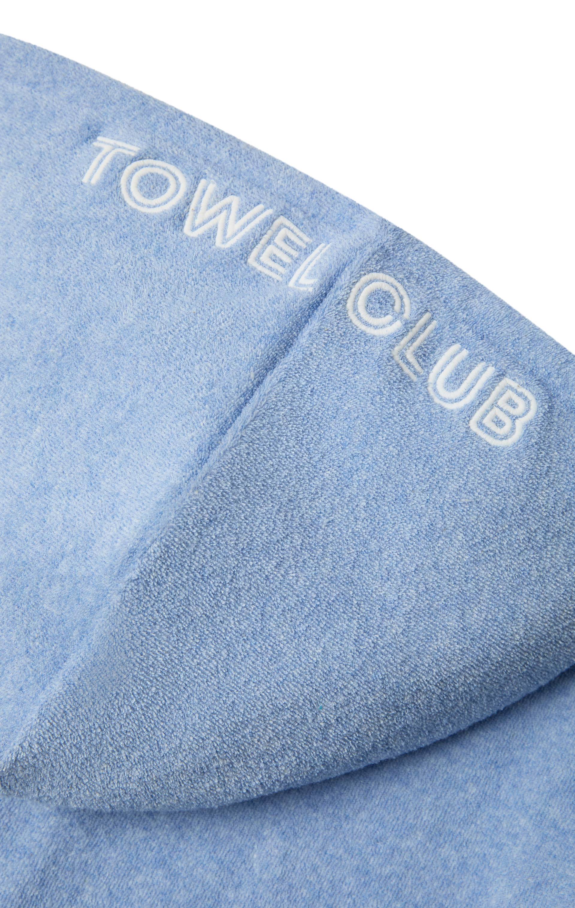 Towel Club Towel Club Short Fitted Jumpsuit Light Blue Melange - 2