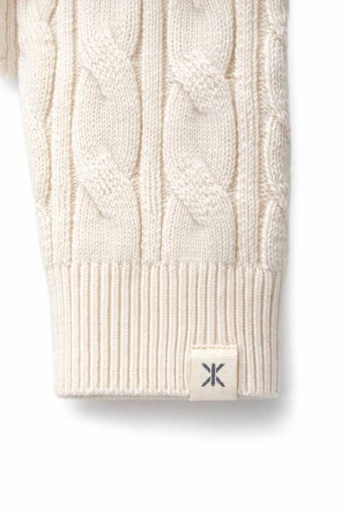 Onepiece Summer Cable Flared Jumpsuit Cream - 1