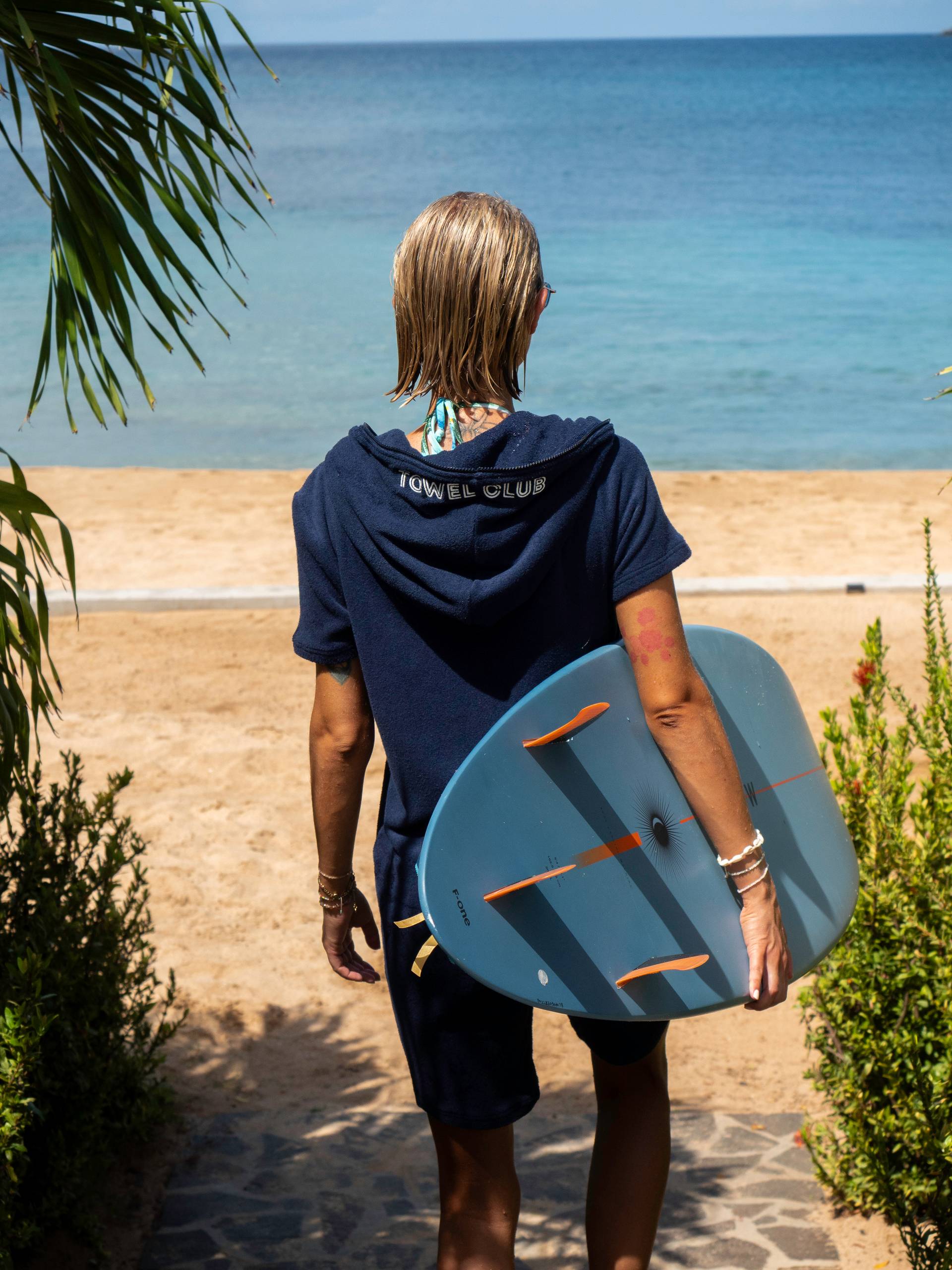 Towel Club Towel Club Shortsleeve Jumpsuit Navy - 4