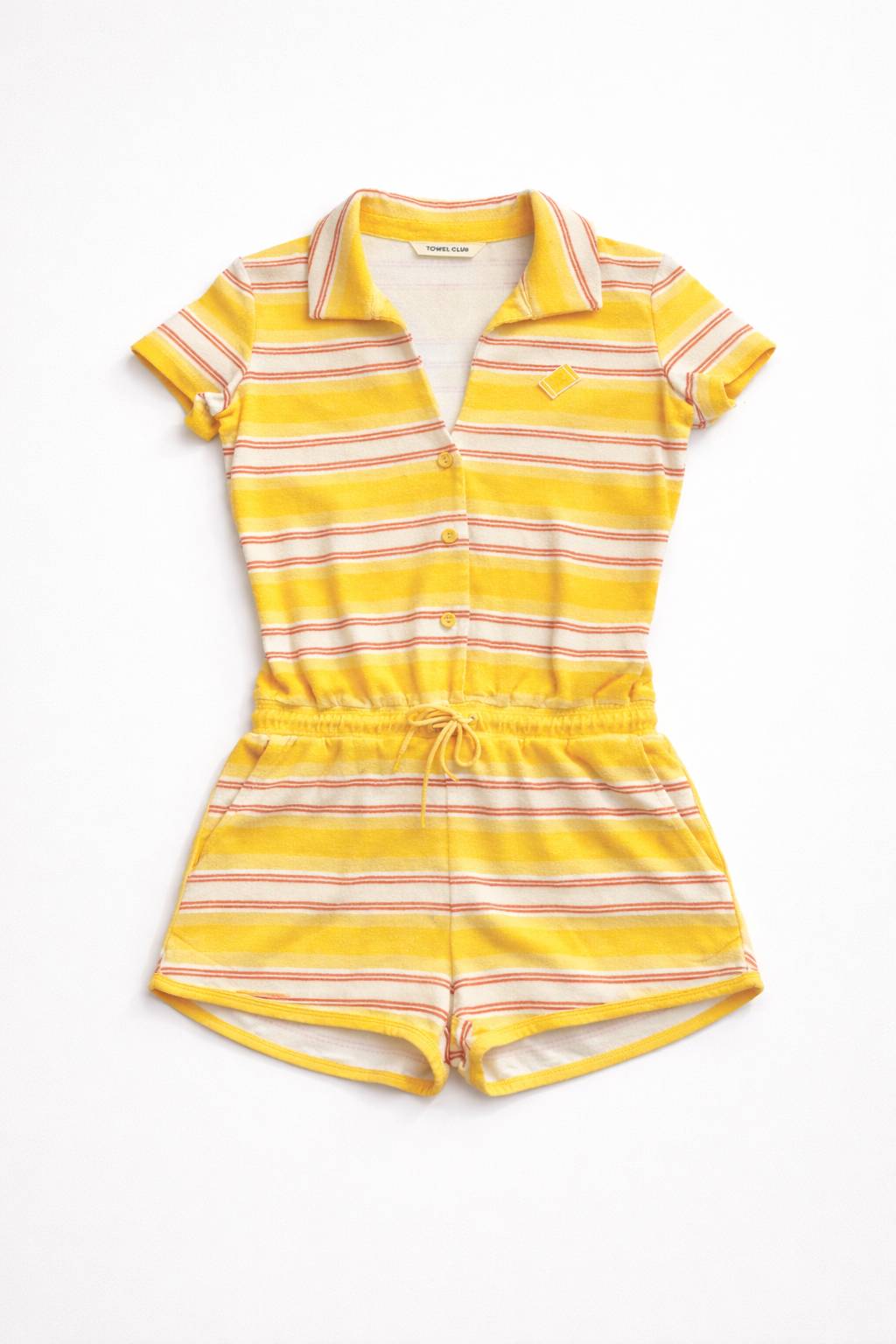 Towel Club Towel Club Retro Short Female Jumpsuit Stripe - 1