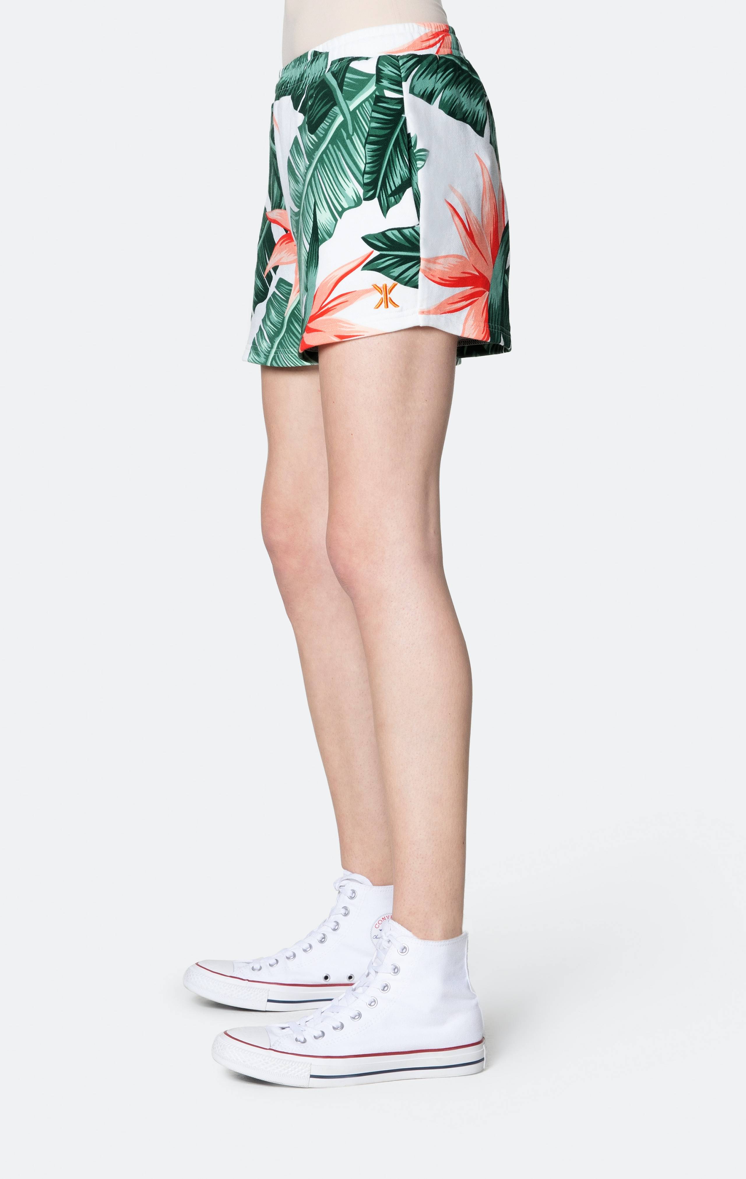 Onepiece Beverly Hills Womens Shorts Off White Print - 3