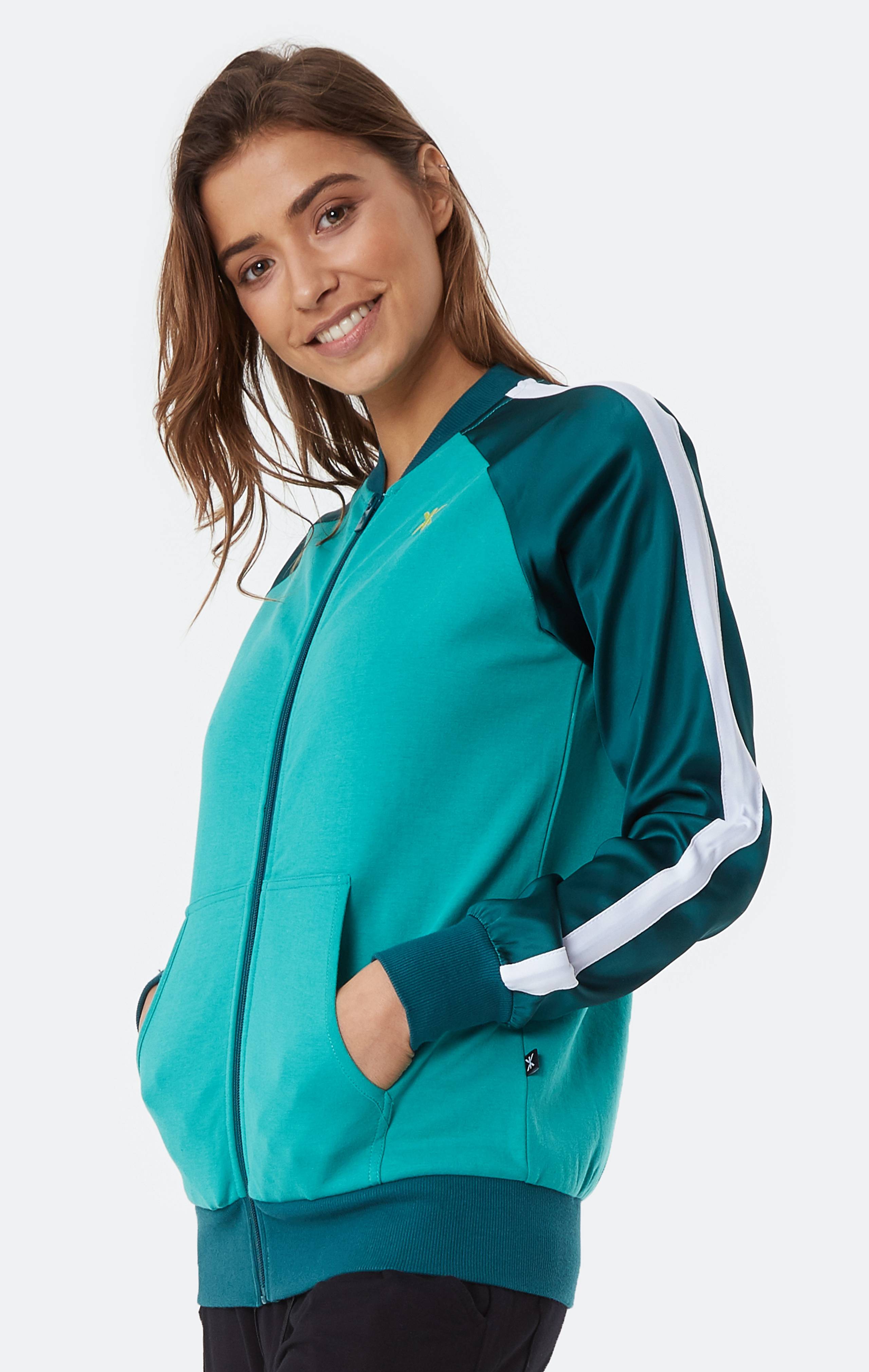 Onepiece Chill Sweat Bomber Cardigan Green - 5
