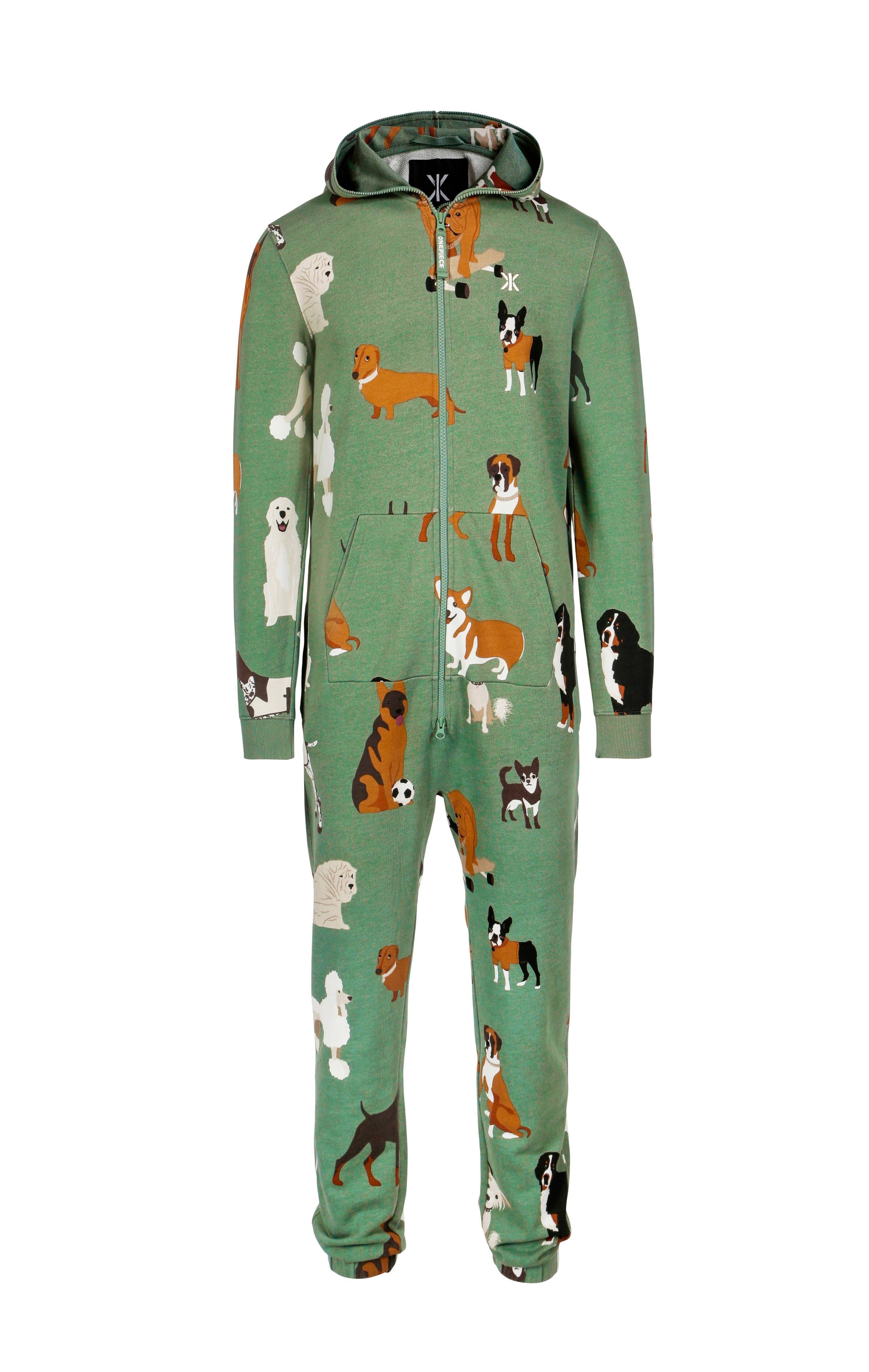 Onepiece Dogs Out Jumpsuit Green - 1