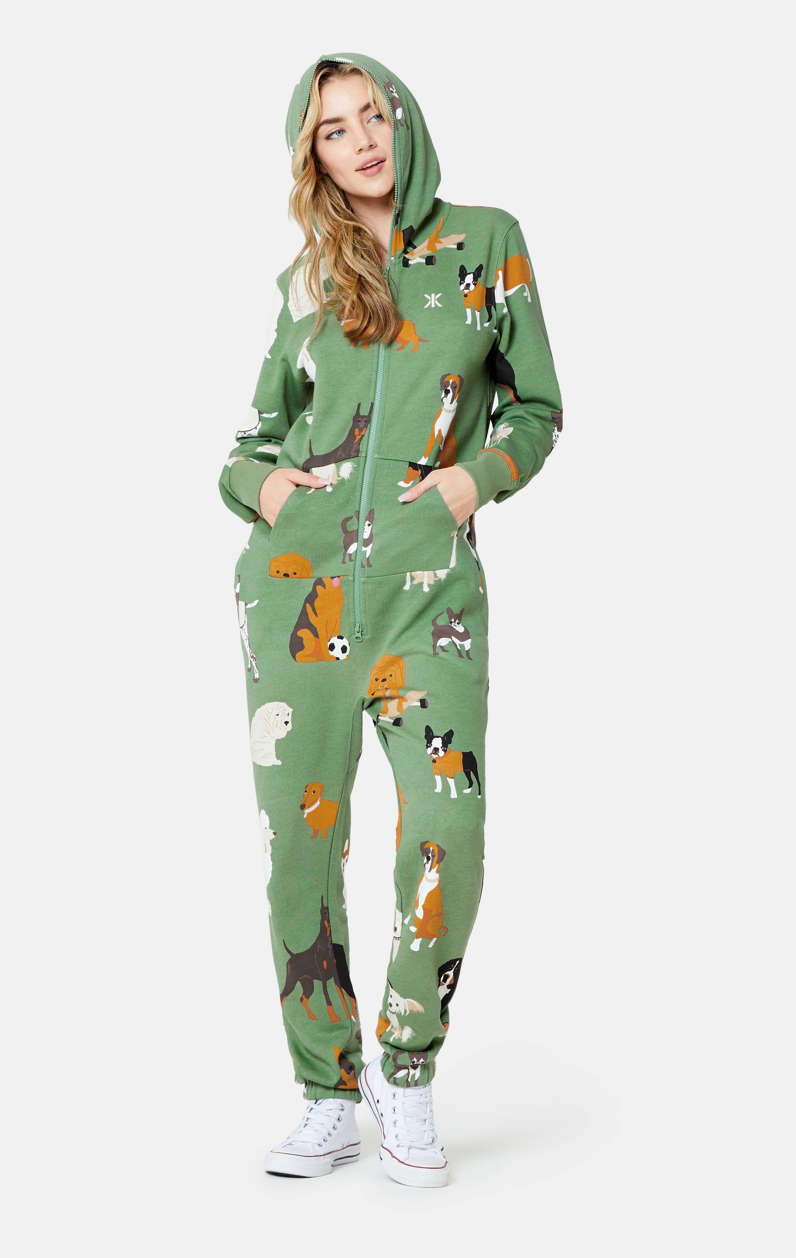 Onepiece Dogs Out Jumpsuit Green - 6
