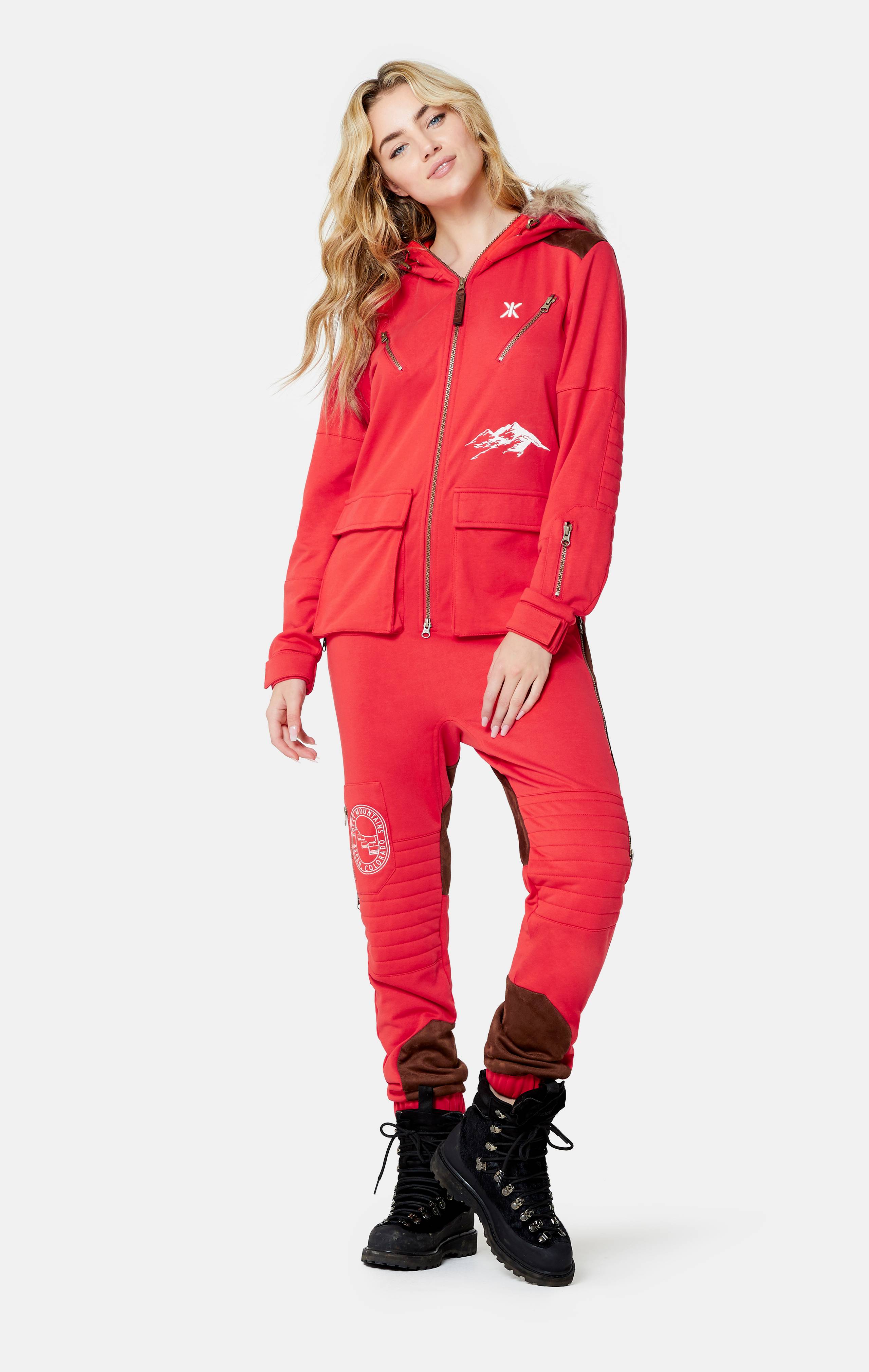 Onepiece Mountain Climber Jumpsuit Red - 8
