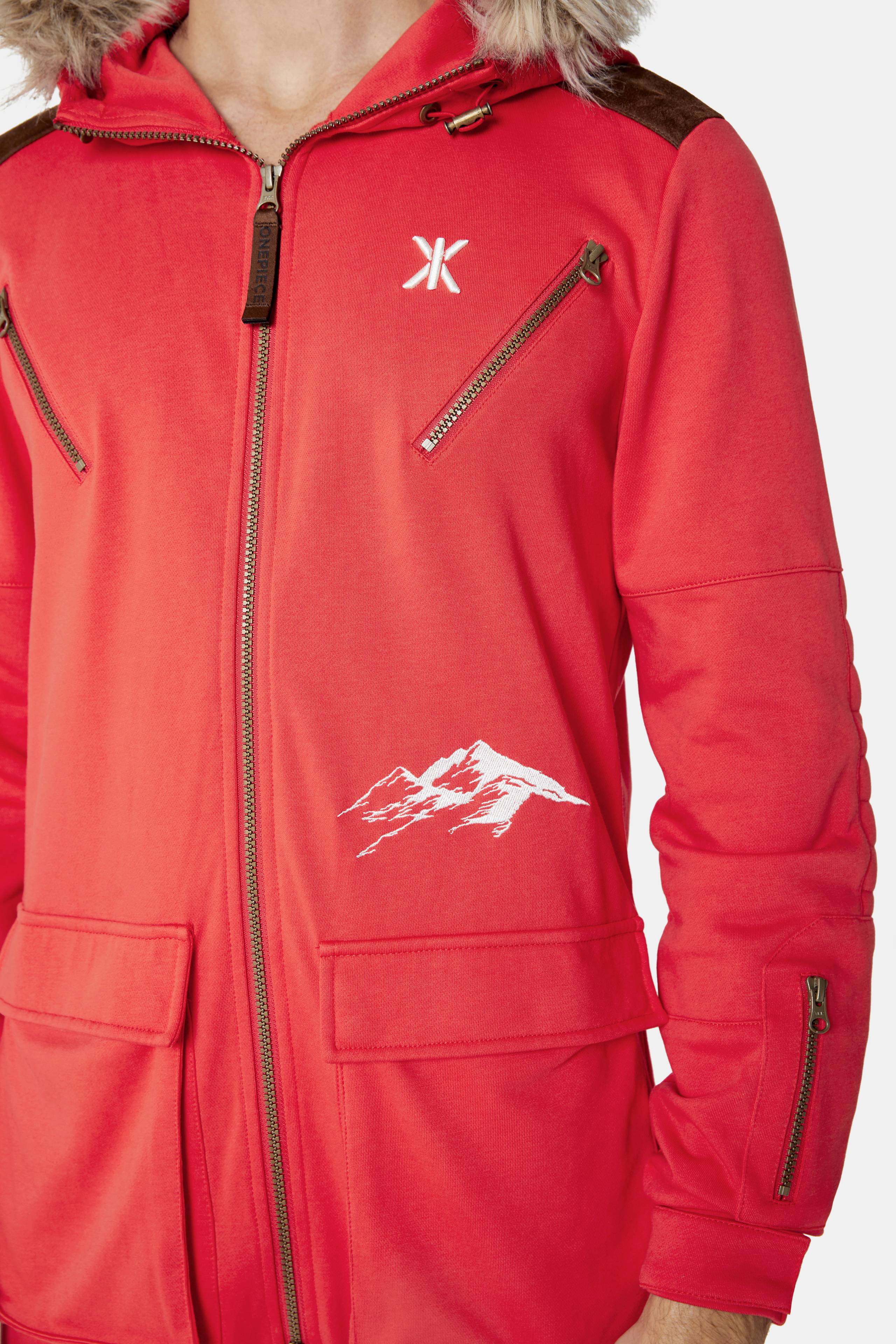 Onepiece Mountain Climber Jumpsuit Red - 6
